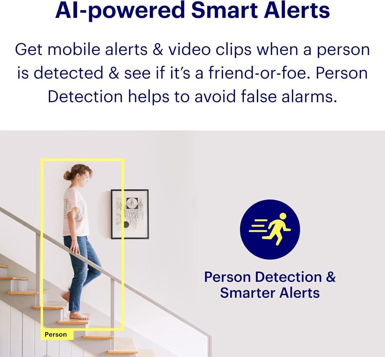 Alt view image 3 of 7 - Canary Premium Service (1 Year) Add-on, 30-Day Video Cloud Recording, Motion Alerts with Video Clips, Person Detection, One-tap to Police, Personal Safety Button, Extended Device Warranty & More