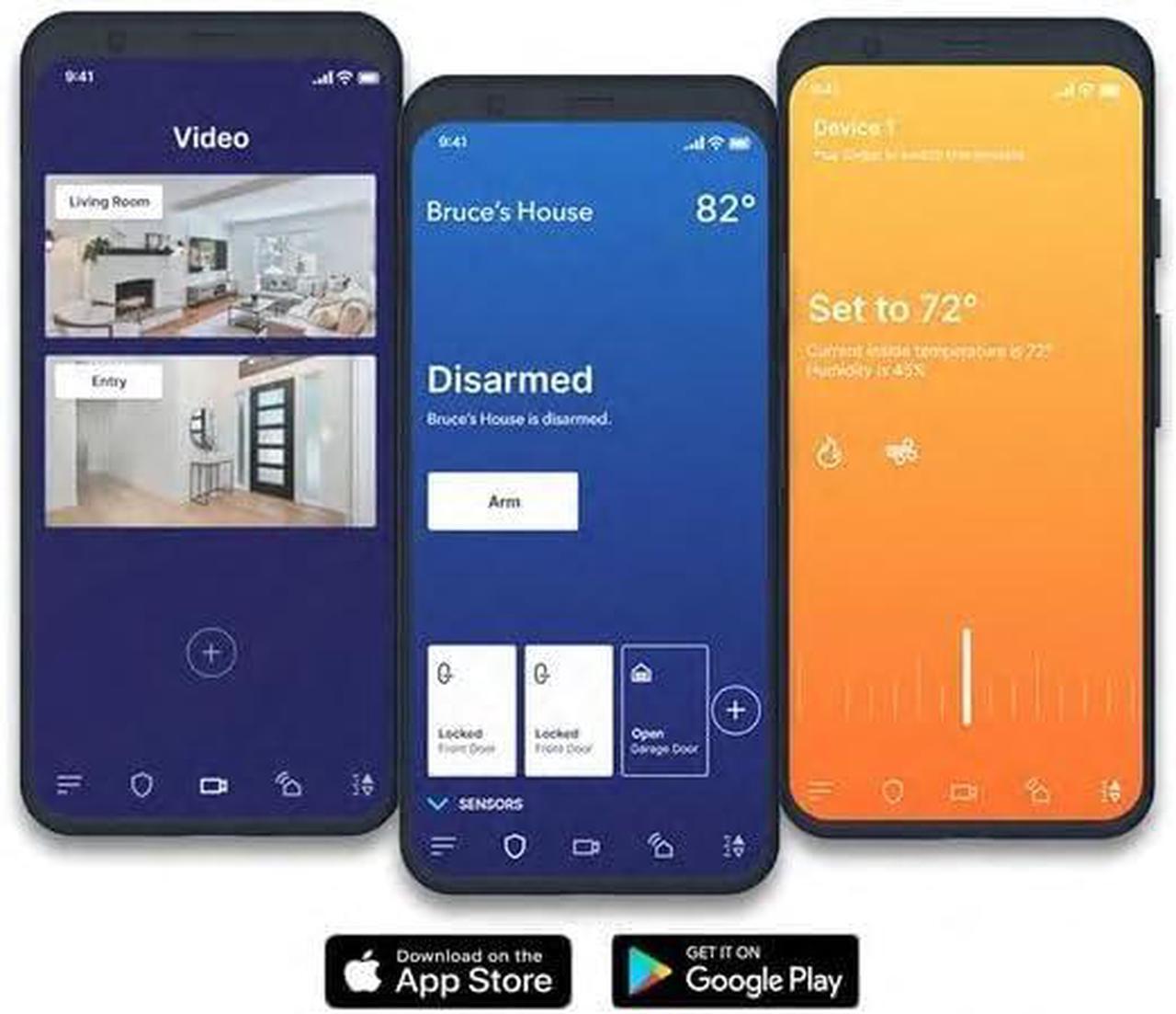 Alt view image 2 of 5 - Napco Prima Home Security System (with Wi-Fi & AT&T Cellular Network)