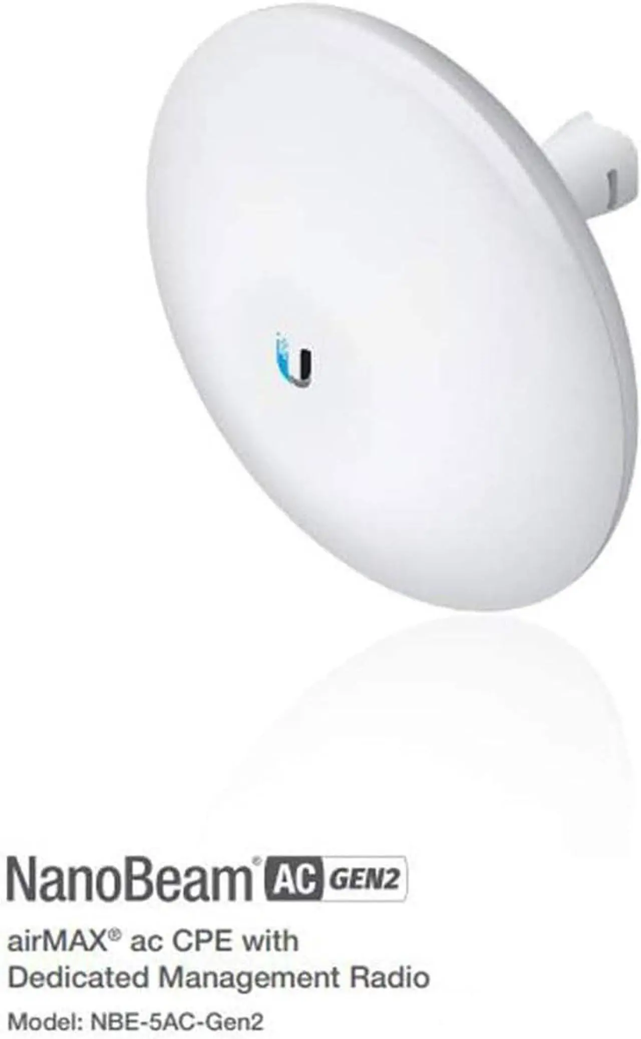 Alt view image 7 of 7 - Ubiquiti Networks 2 Pack NBE-5AC-GEN2 NanoBeam ac Gen2 airMAX ac CPE with Dedicated Management Radio