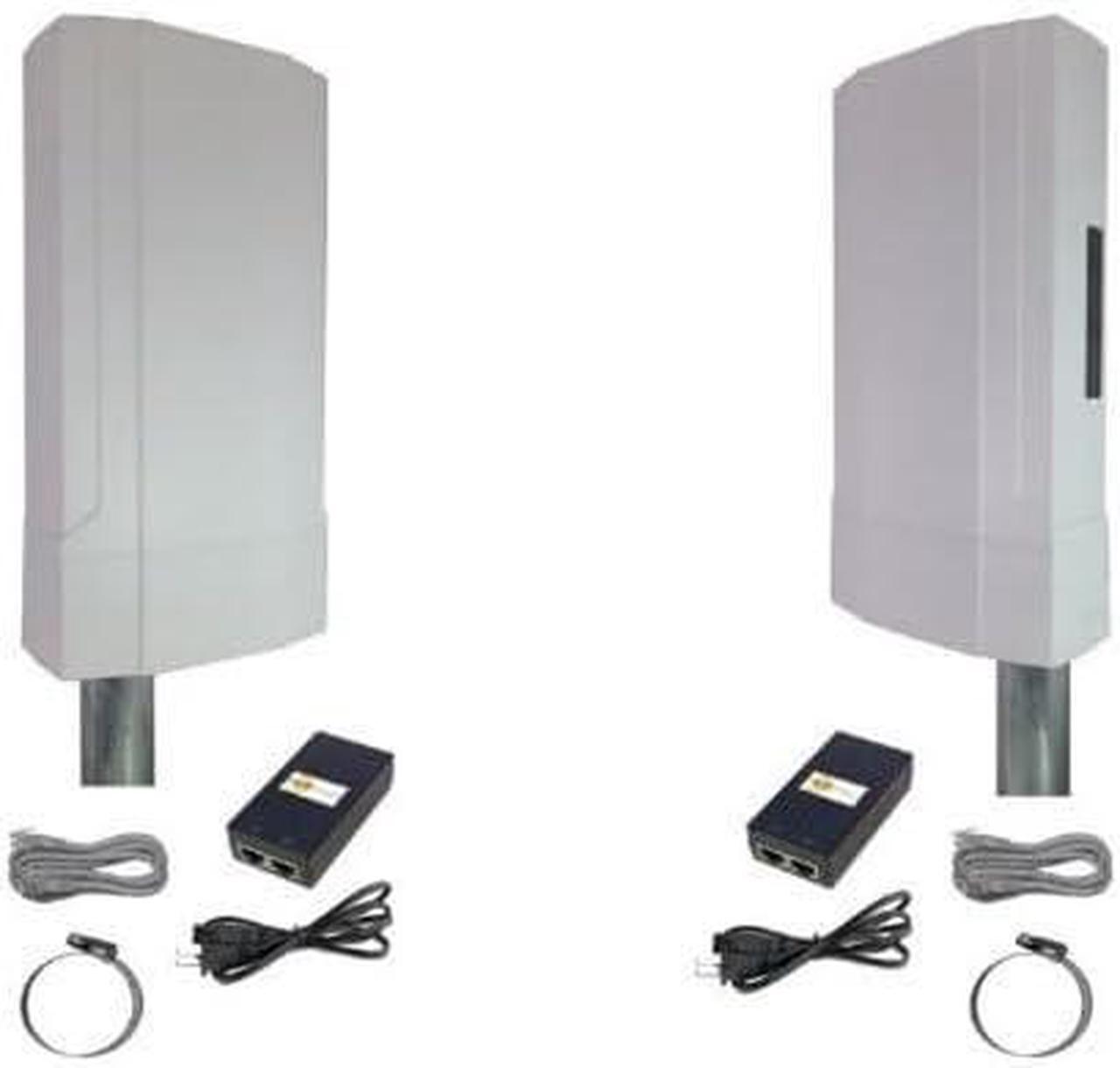 Main image of EZ-Bridge-AC+ high Power Outdoor 500mW Wireless PtP Bridge System, 2.4GHz and 5GHz Dual Radio, 802.11a/b/g/n/ac, 900 Mb/sec thruput. 3 Miles Range