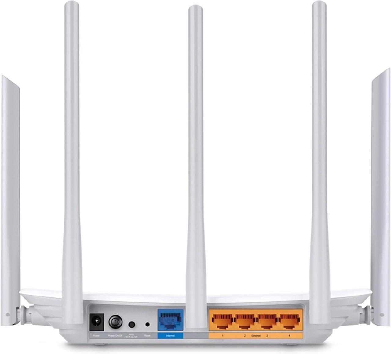 Alt view image 3 of 3 - TP-Link Archer C60 Ac1350 Wireless Dual Band Router (White)