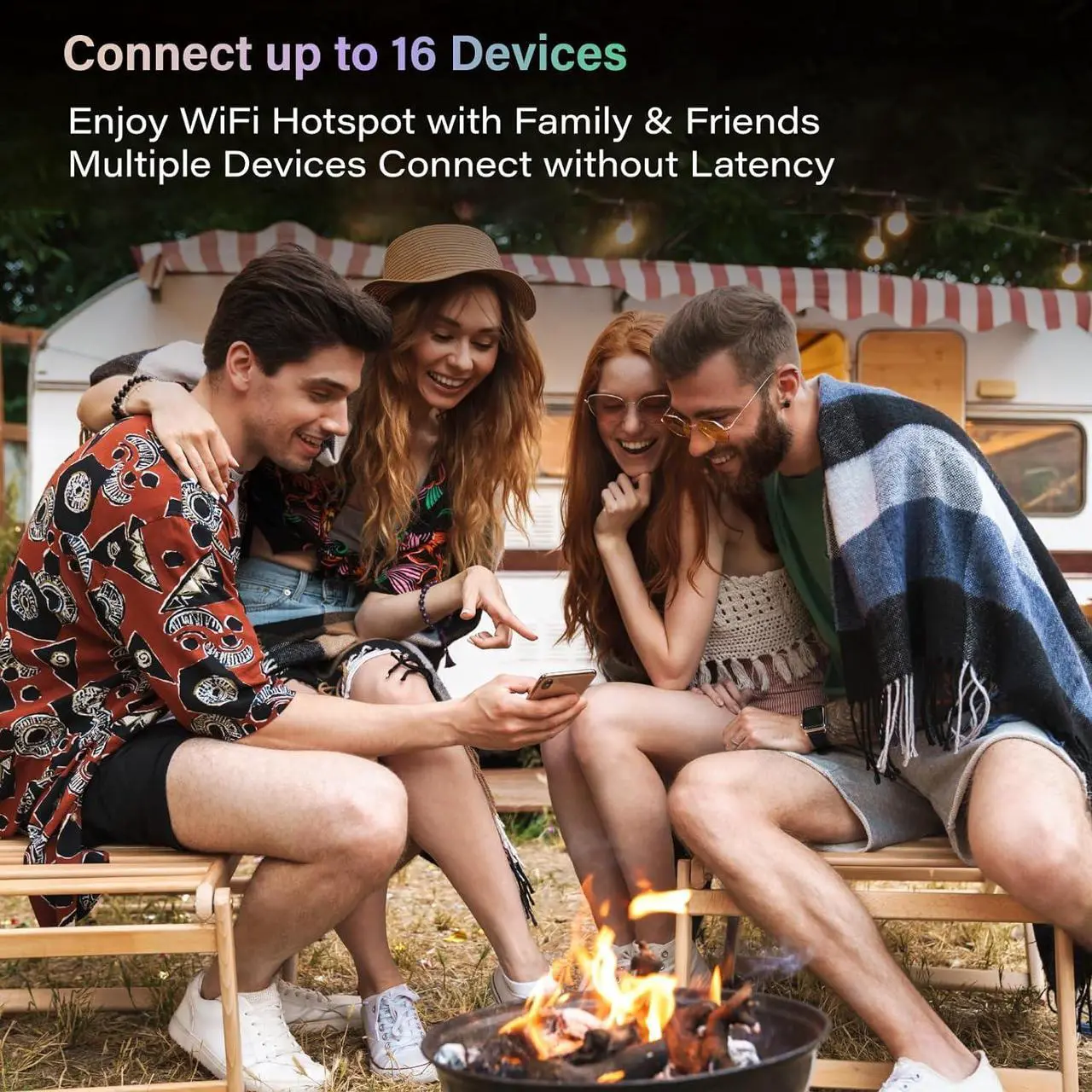 Alt view image 5 of 7 - GlocalMe Numen Air 5G Mobile Hotspot, Portable WiFi Hotspot for Travel in 200+ Countries, Ultra High Speed Hotspot Device with Global 1.1GB Data, No SIM Card Required, 16 Connected Devices