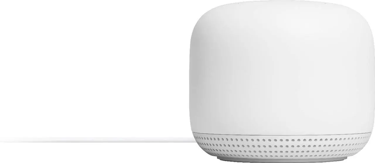 Alt view image 2 of 7 - Google Nest WiFi Access Point Non-Retail Packaging - Connect to AC2200 Mesh Wi-Fi 2nd Gen (2-Pack, Snow)