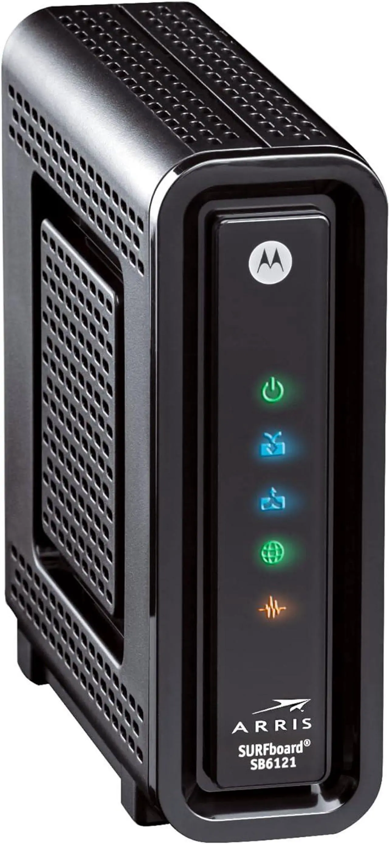 Main image of ARRIS SURFboard SBG6580 DOCSIS 3.0 Cable Modem/ Wi-Fi N300 2.4Ghz + N300 5GHz Dual Band Router - Retail Packaging Black (570763-006-00)