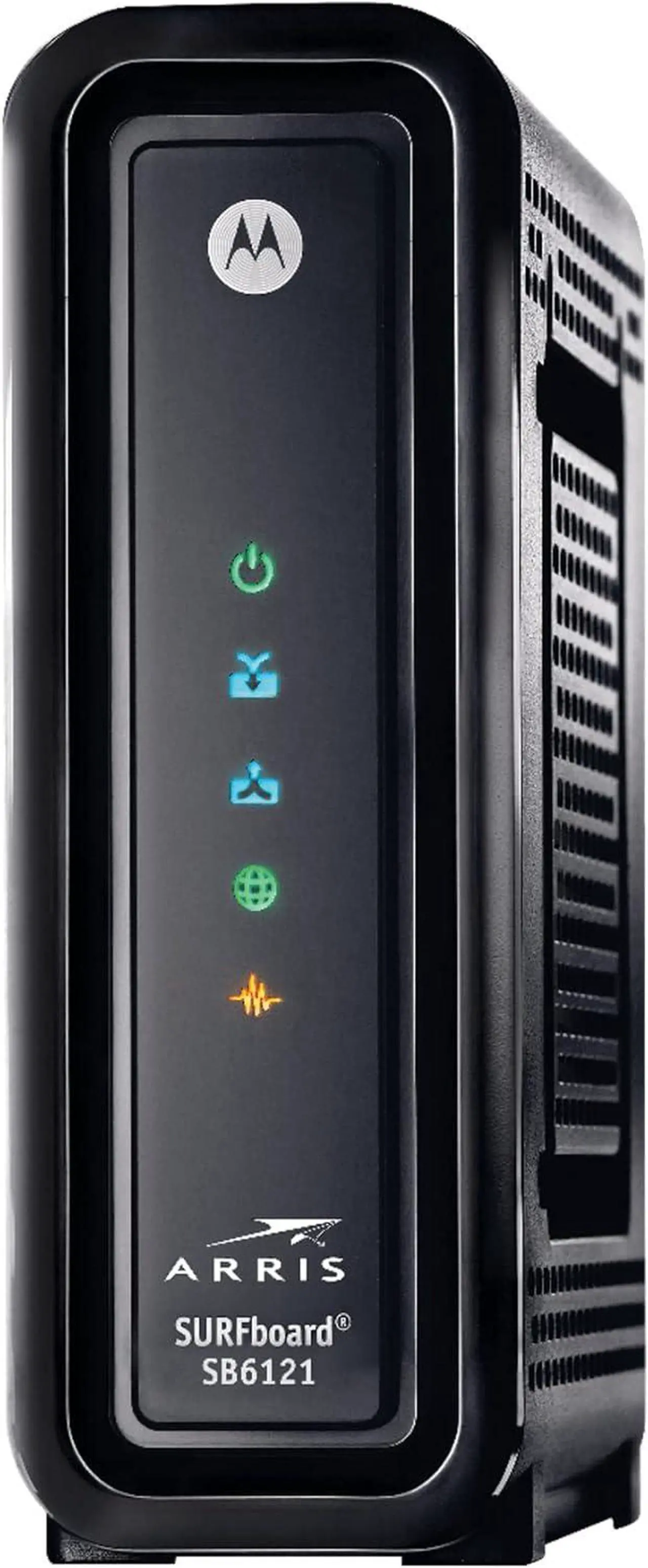 Alt view image 2 of 5 - ARRIS SURFboard SBG6580 DOCSIS 3.0 Cable Modem/ Wi-Fi N300 2.4Ghz + N300 5GHz Dual Band Router - Retail Packaging Black (570763-006-00)