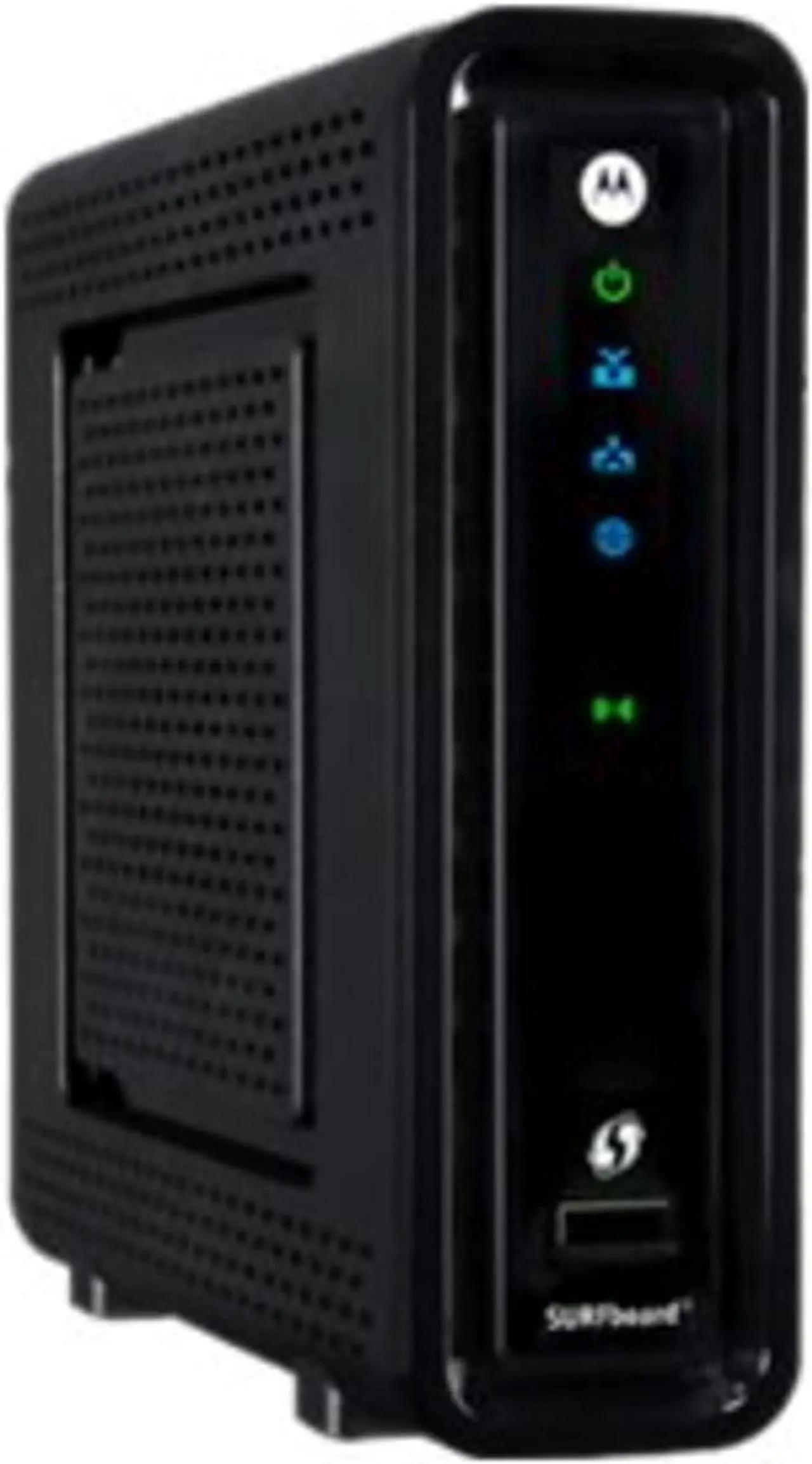 Alt view image 5 of 5 - ARRIS SURFboard SBG6580 DOCSIS 3.0 Cable Modem/ Wi-Fi N300 2.4Ghz + N300 5GHz Dual Band Router - Retail Packaging Black (570763-006-00)