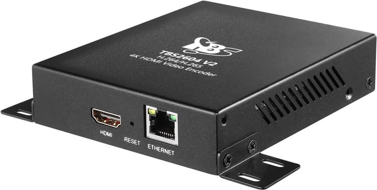 Alt view image 2 of 5 - Gadpiparty HD 4K HDMI Encoder, TBS2604v2 UHD H.264/H.265 Video Encoder Support HTTP HLS(m3u8) RTSP UDP RTMP RTMPS SRT Protocol for IPTV with Web UI Control
