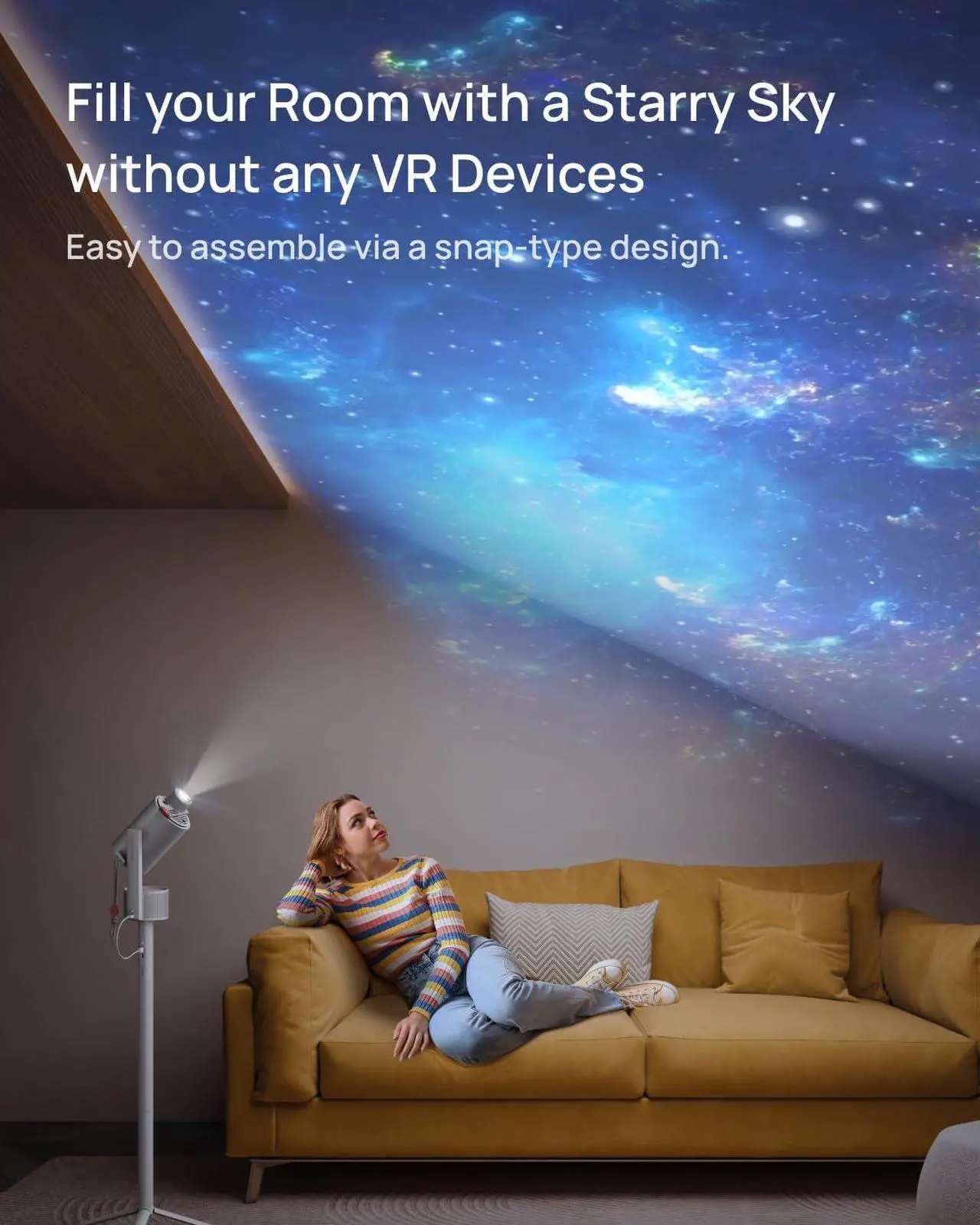 Alt view image 3 of 7 - XGIMI MoGo 3 Pro NEW Portable Projector & Free Creative Optical Filter ($49.99 Value)
