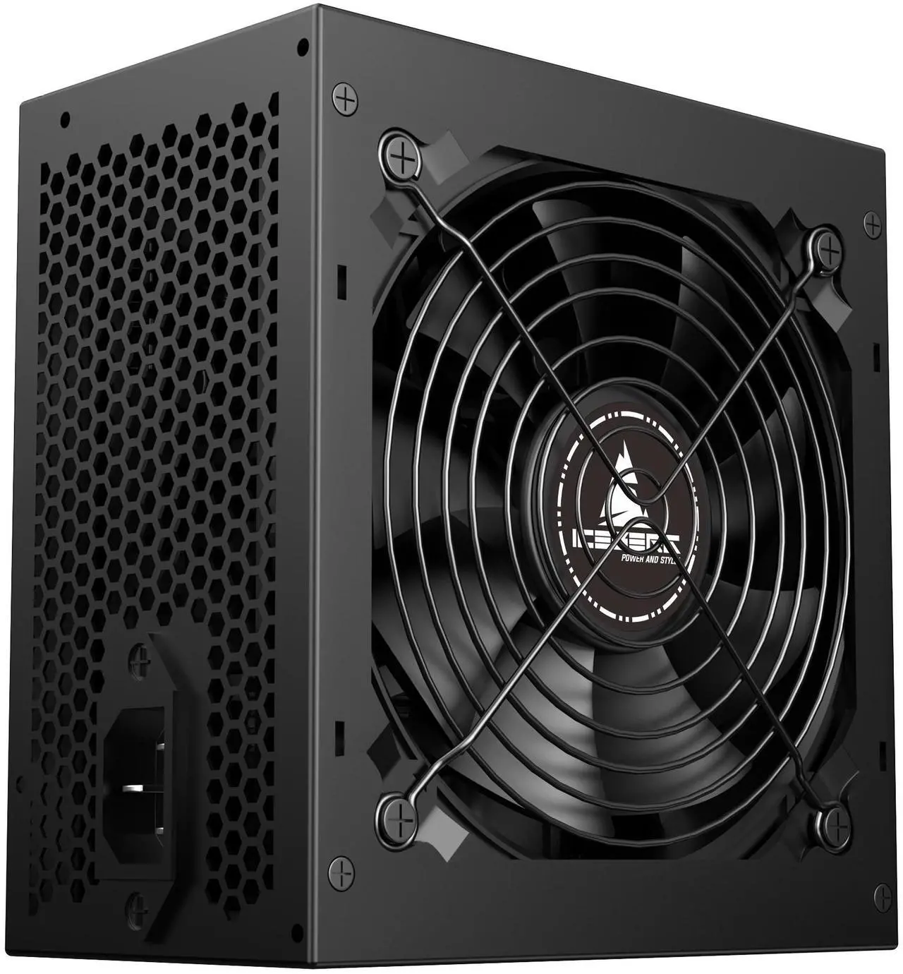 Alt view image 4 of 4 - Iceberg Gaming PC Power Supply Unit 500-WX 500W 80 Plus White PCIe 6+2 conector