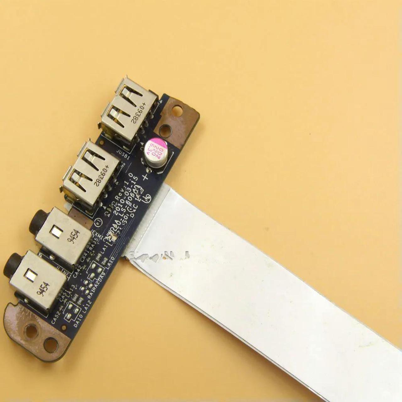 Main image of For A660 A665 P750 P755 USB Audio Jack Board With Cable NWQAA LS-6064P
