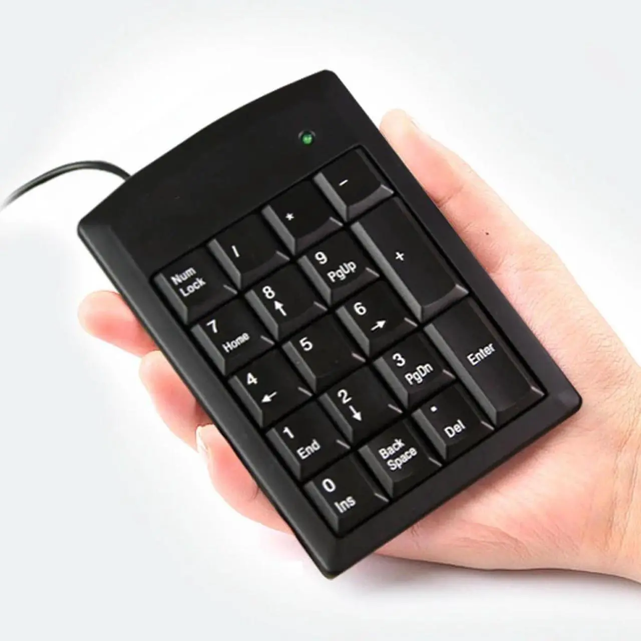Main image of PS//2 19 Keys Keypad Numeric Keyboard Multifunction Wired Number Calculator Laptop Easy To Use win7 numpad