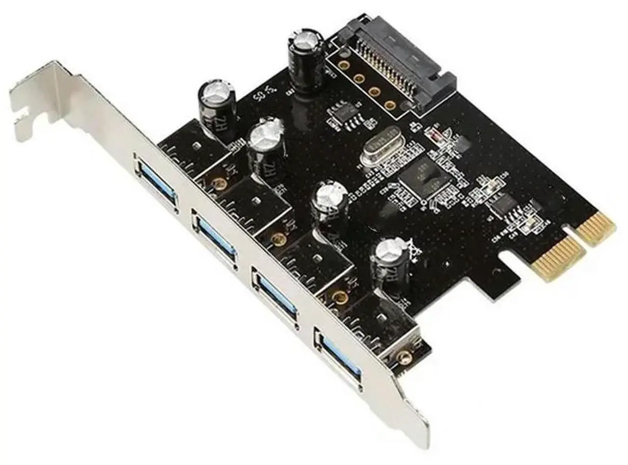 Main image of Superspeed 4 Port USB 3.0 PCI Express Card PCIe USB 3.0 Host Controller 4 x USB3.0 with VL805