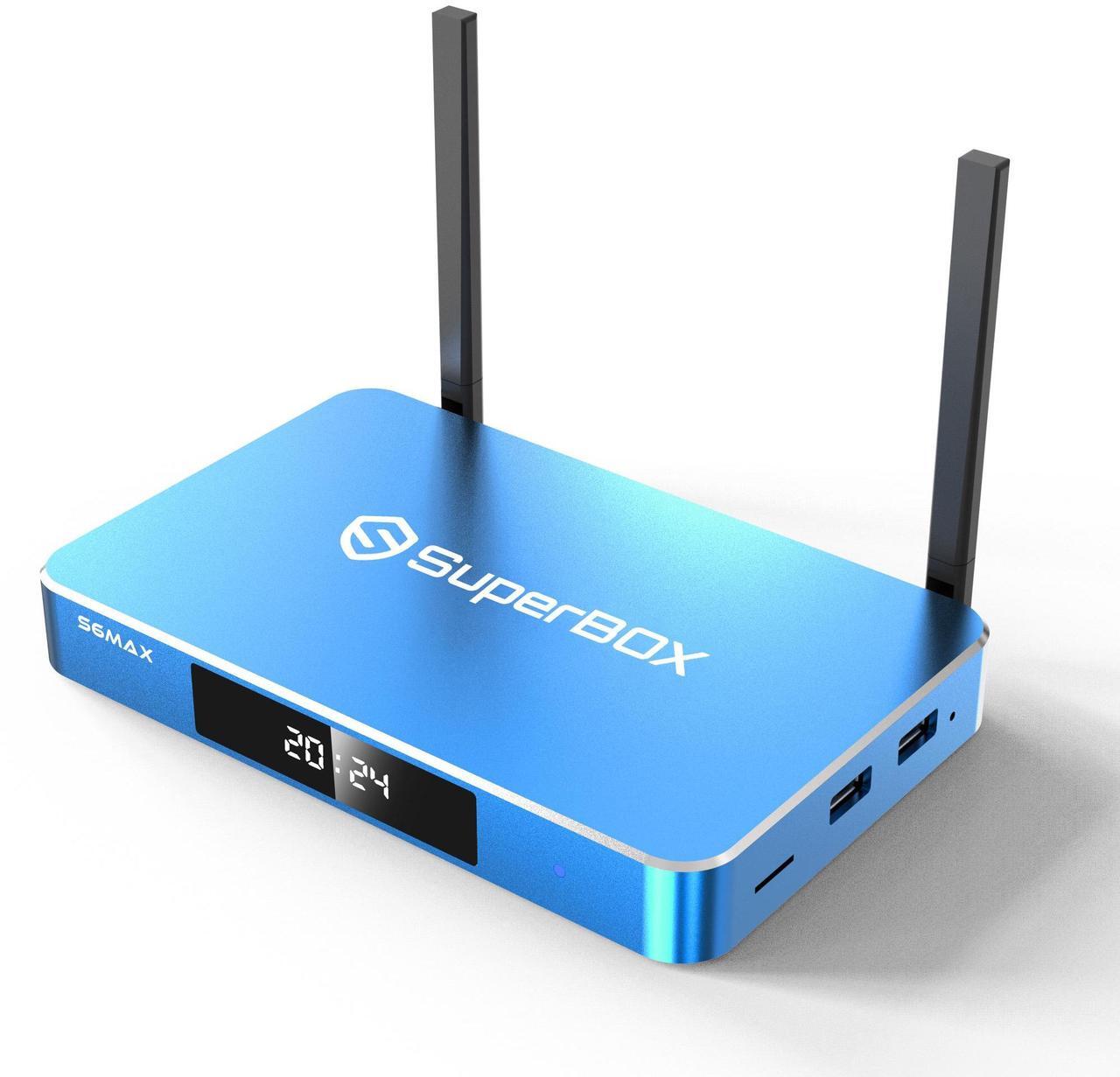 Alt view image 5 of 7 - (Latest) 2025 S6 MAX Smart TV Box, Android 12.0 Operate System, 4GB RAM, 64GB Storage, 6K HD, Built-in Voice Control, Android Box, Versatile Streaming Media Player
