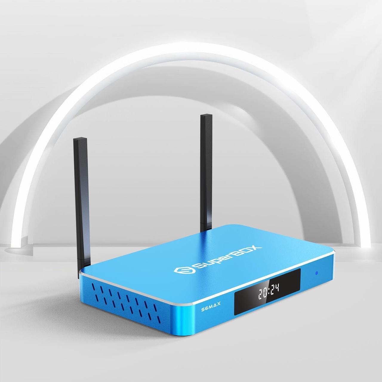 Alt view image 2 of 7 - (Latest) 2025 S6 MAX Smart TV Box, Android 12.0 Operate System, 4GB RAM, 64GB Storage, 6K HD, Built-in Voice Control, Android Box, Versatile Streaming Media Player