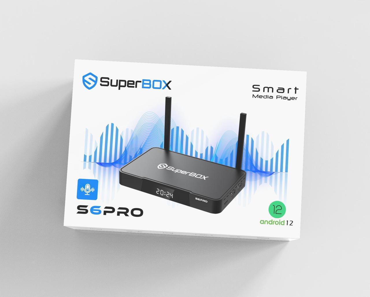 Alt view image 5 of 7 - Superbox Premium Edition S6 Pro - Android 12, 4GB RAM, 32GB Storage, 6K Media Player with Voice Control, Timeshift Function, Parental Control, Smart Android TV Box