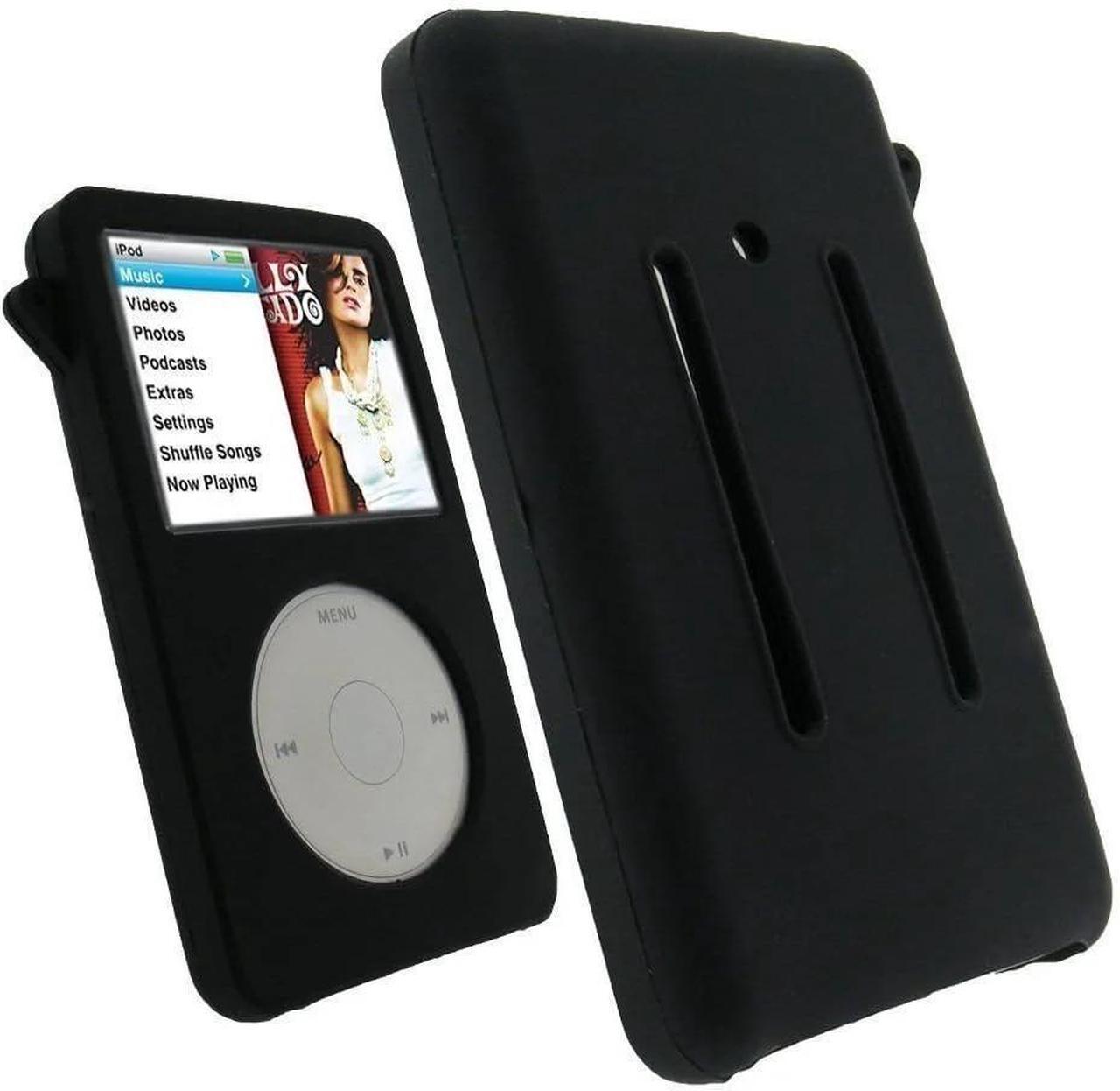 Alt view image 3 of 6 - DIXSG Silicone Skin Case Cover for iPod Classic 6th 7th 80GB, 120GB Thin 160GB and iPod Video 5th 30gb Black
