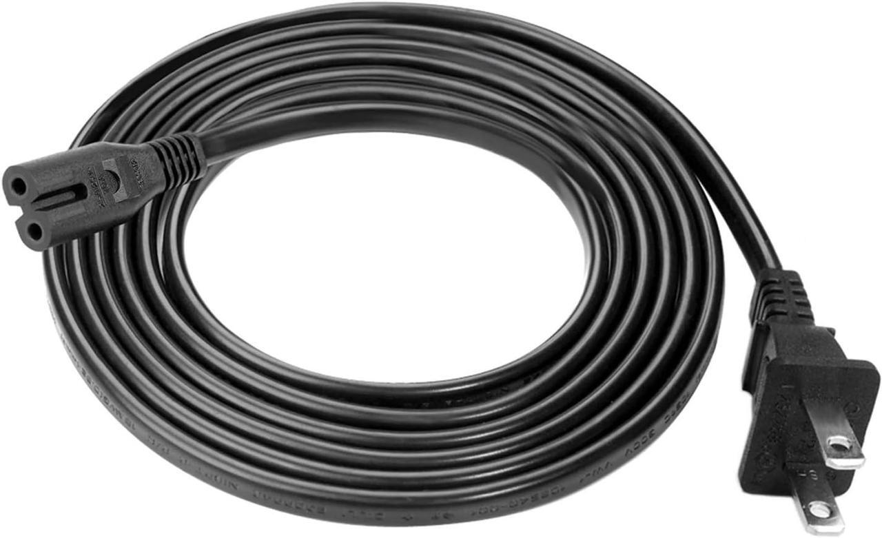 Alt view image 5 of 7 - DIXSG 2Prong AC Power Cord for JBL PartyBox 100 110 200 300 310 710 1000 On-The-Go Speaker JBL Soundbar 2 Prong Power Cable Replacement 5Ft