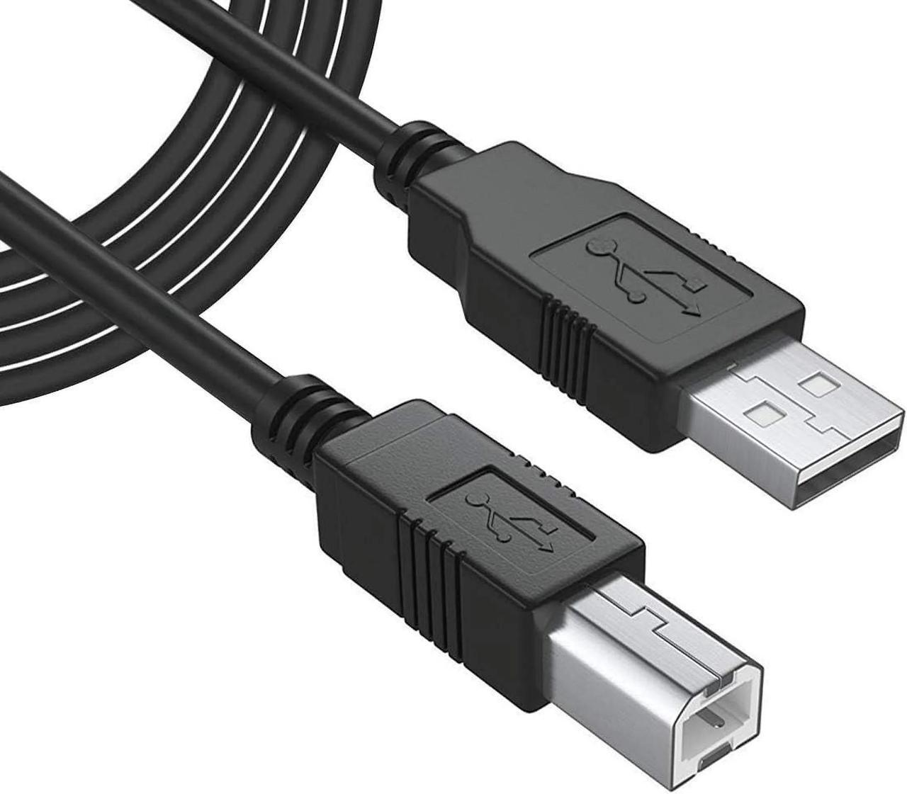 Alt view image 7 of 7 - DIXSG USB Printer Cable to Computer Compatible for Epson XP-7100 6100 800 820 830 600 440 970 630,EcoTank ET-4760 3710 3750 8700 7700 7750 2760 2720 M2170