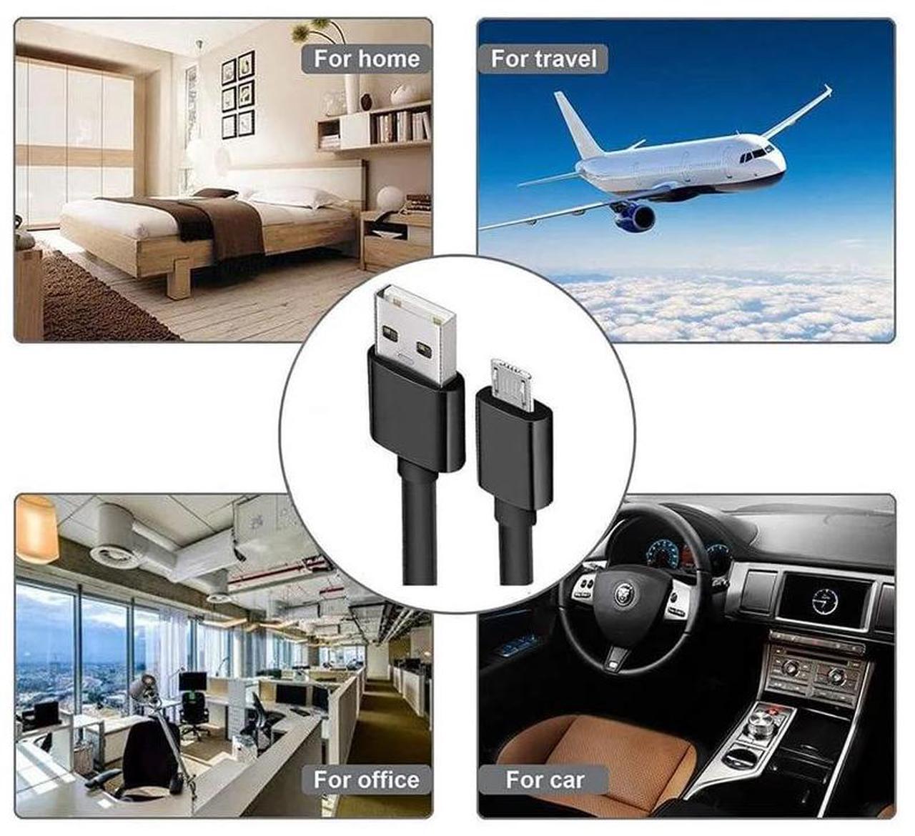 Alt view image 7 of 7 - DIXSG 10FT Long Android Charger Cable Fast Charge,USB to Micro USB Cable White,Micro USB 2.0 Cable for Samsung Charger Cord Tablet Galaxy 7 S7 S6 Edge LG Phone,Charging Wire for Kindle Fire