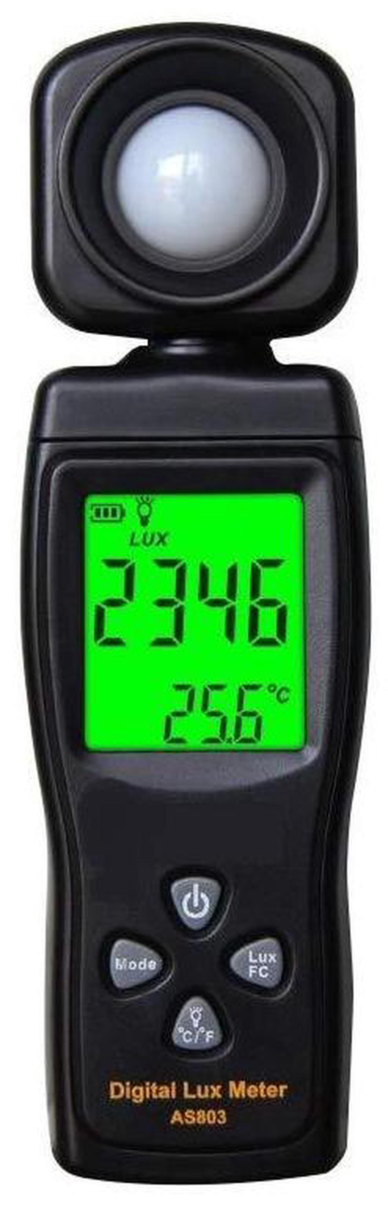 Main image of DIXSG Digital Lux Meter, Illuminometer, Photometer, 0200,000 Lux Measure Range, Lux/FC Unit Selection for Homes, Agriculture, Warehouses, Farms, Stage, Stadiums