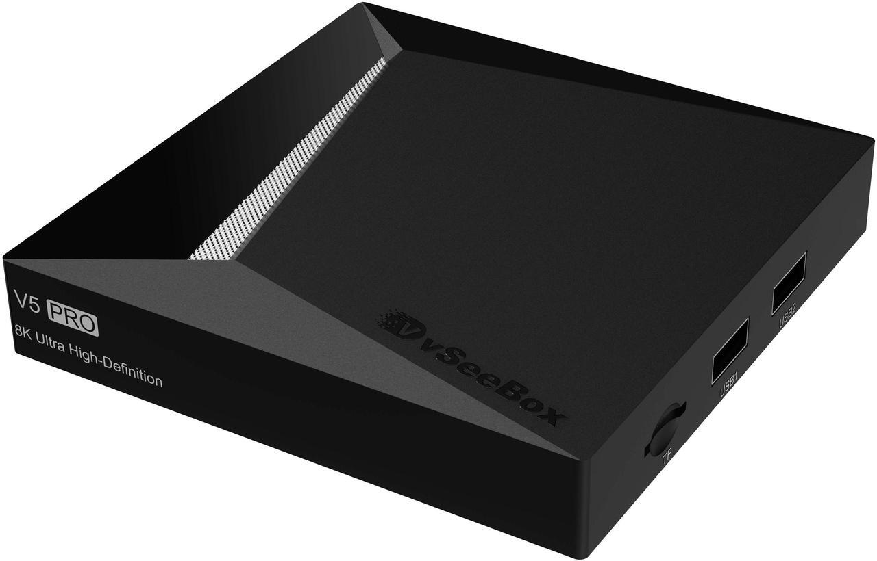 Alt view image 4 of 5 - 2025 New vSeeBox V5 Pro - 32GB Storage - Bundle Gifts: 8K HDMI Cable, Mini Backlit Keyboard and Ethernet Adapter (Easy Setup, US Support)