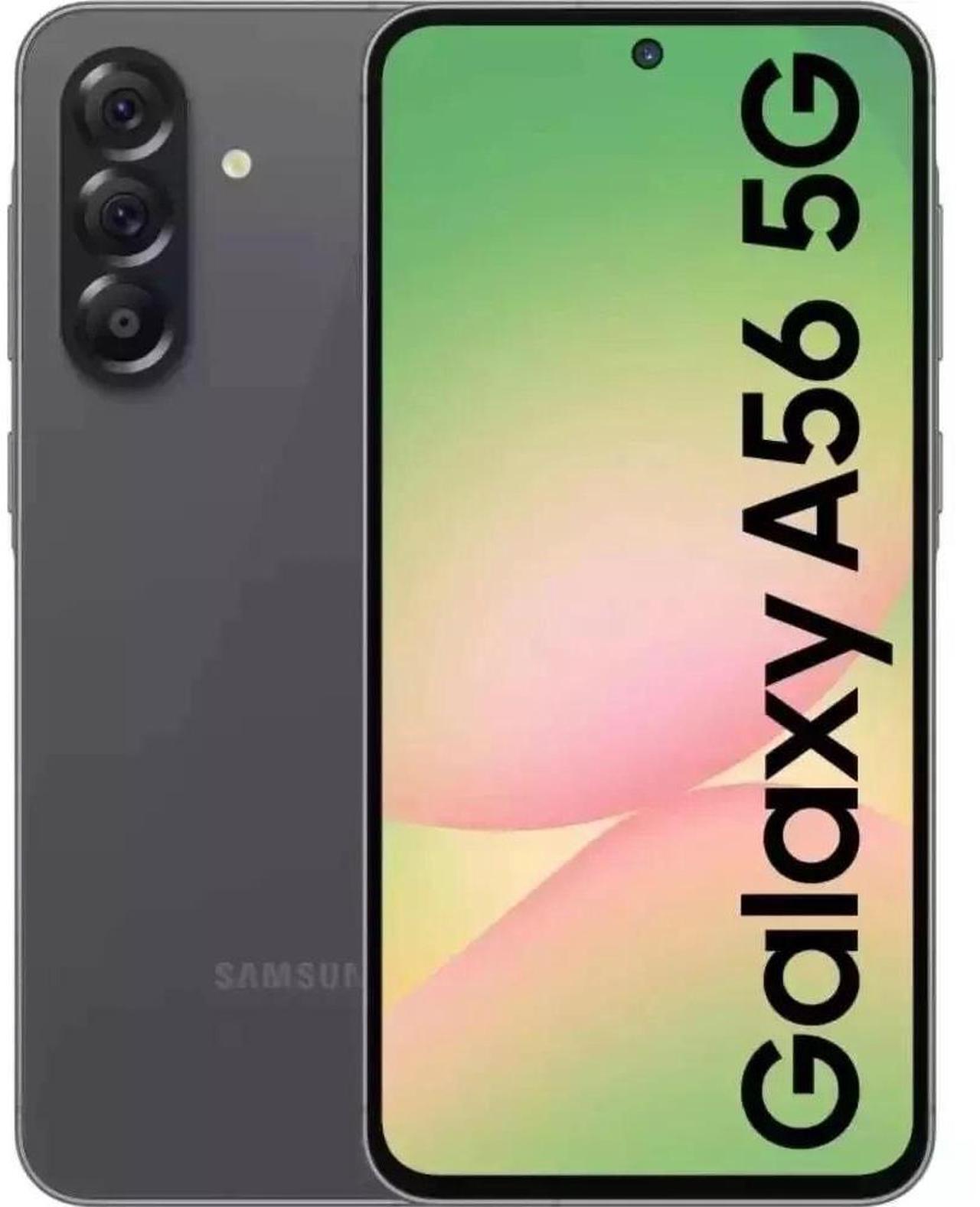 Main image of Samsung Galaxy A56 5G 256GB, 8GB RAM, Latin Version, Dual SIM, Unlocked) - Awesome Graphite: