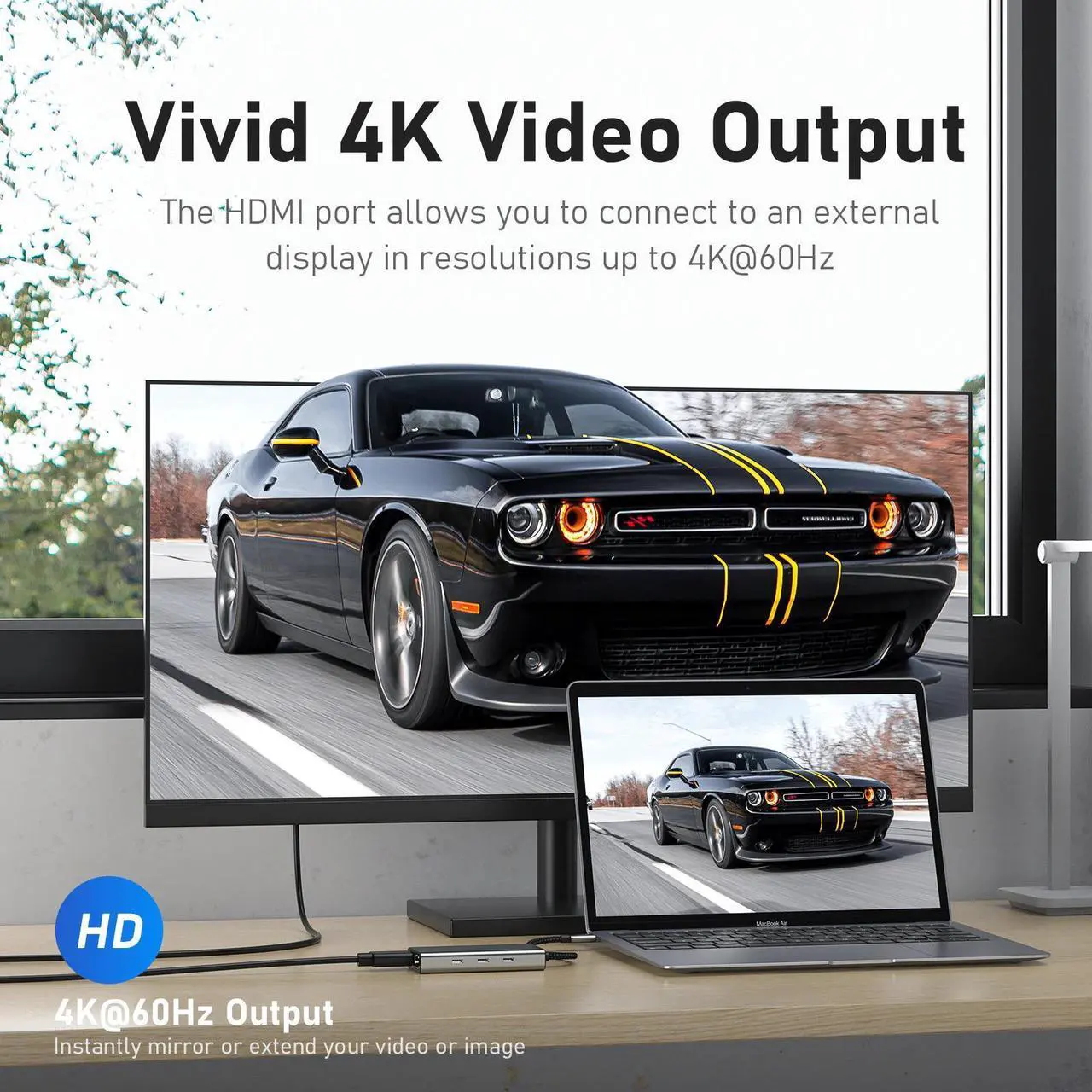 Alt view image 6 of 7 - PULWTOP Laptop Docking Station 6 in 1 USB C HUB Multiport Adapter Dock with 4 * 10Gbps USB C Port,1*HDMI@4K60Hz,100 W PD Charger,Gigabit Ethernet for Laptop