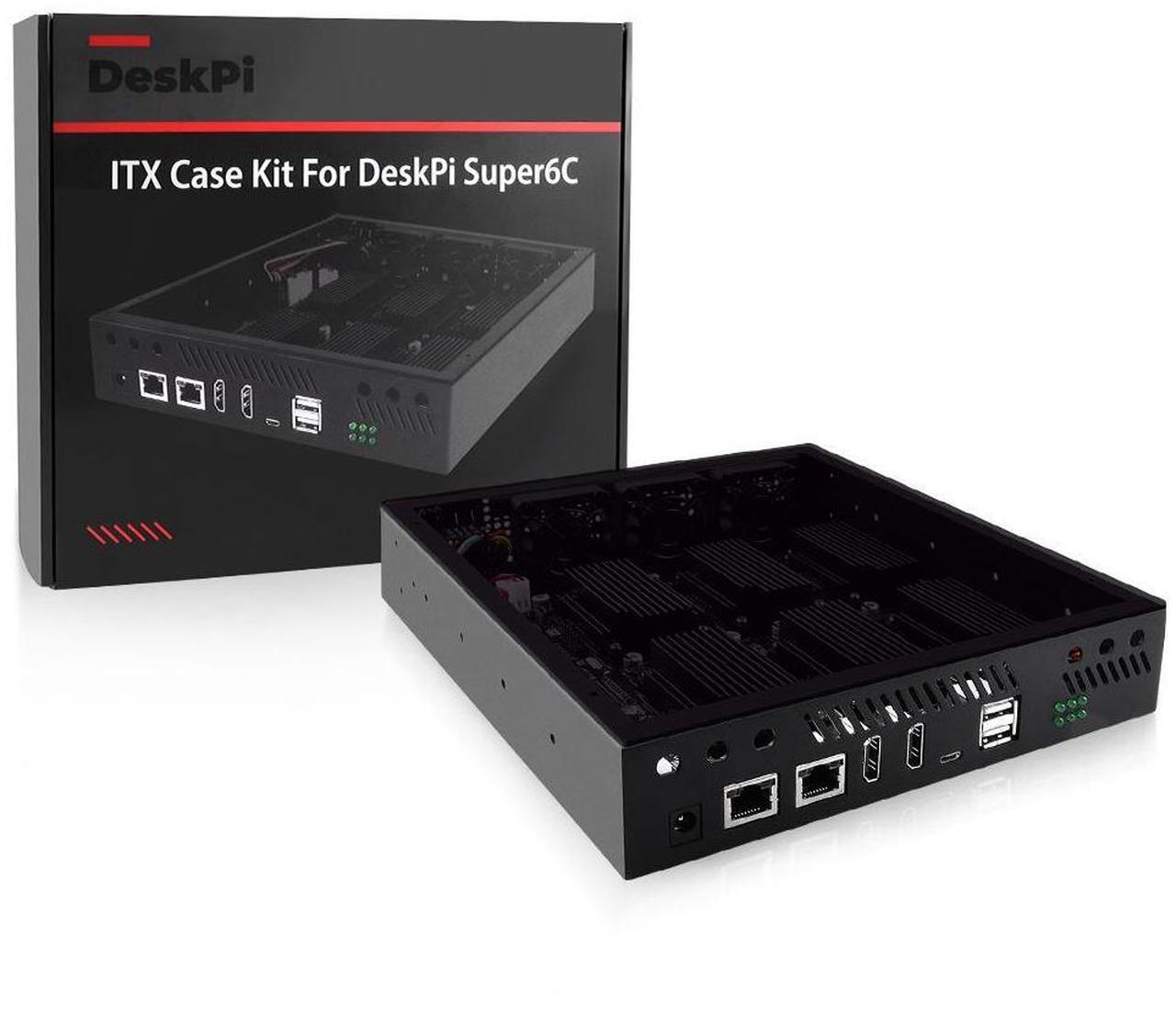 Main image of 52Pi ITX Case with Fan for Deskpi Super6c Raspberry Pi CM5/CM4 Cluster Mini-ITX board