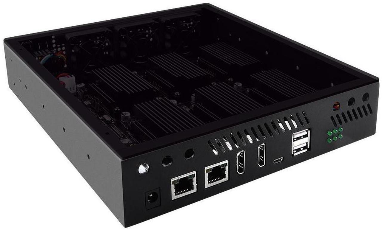 Alt view image 2 of 7 - 52Pi ITX Case with Fan for Deskpi Super6c Raspberry Pi CM5/CM4 Cluster Mini-ITX board