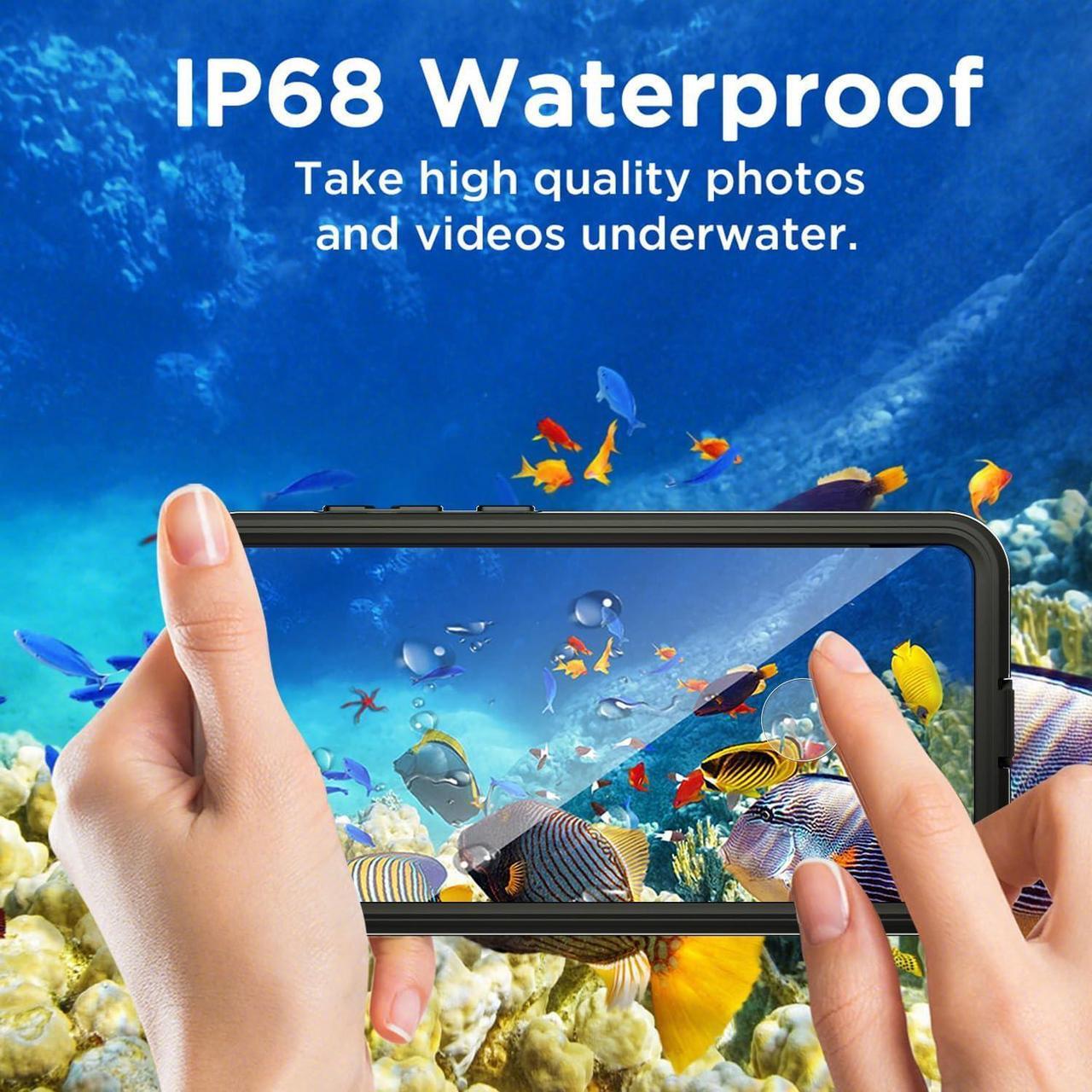 Alt view image 4 of 7 - WERLEO for Samsung Galaxy S25 Edge 6.7 inch Case Waterproof, Clear Water Proof Shockproof Snowproof Dustproof Full Body Rugged Transparent Underwater Phone Case with Lanyard Built-in Screen Protector