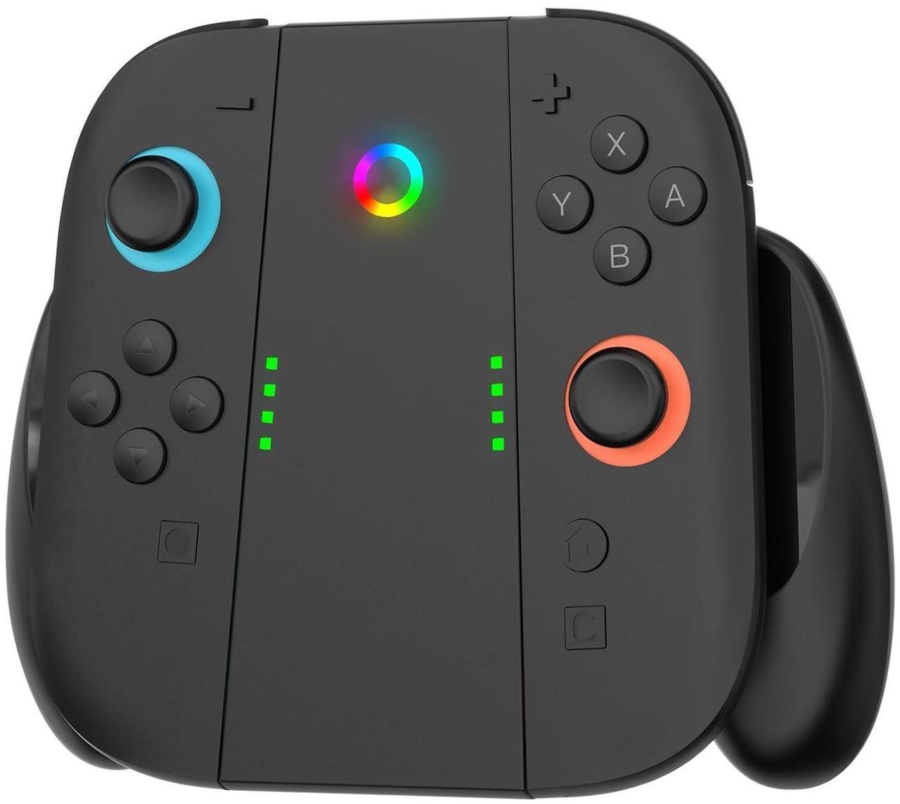 Main image of WERLEO Joycon Charger Grip for Nintendo Switch 2 Accessories, Switch 2 Joy Con Controller Comfort Charging Grips with LED Indicator,Play While Charging