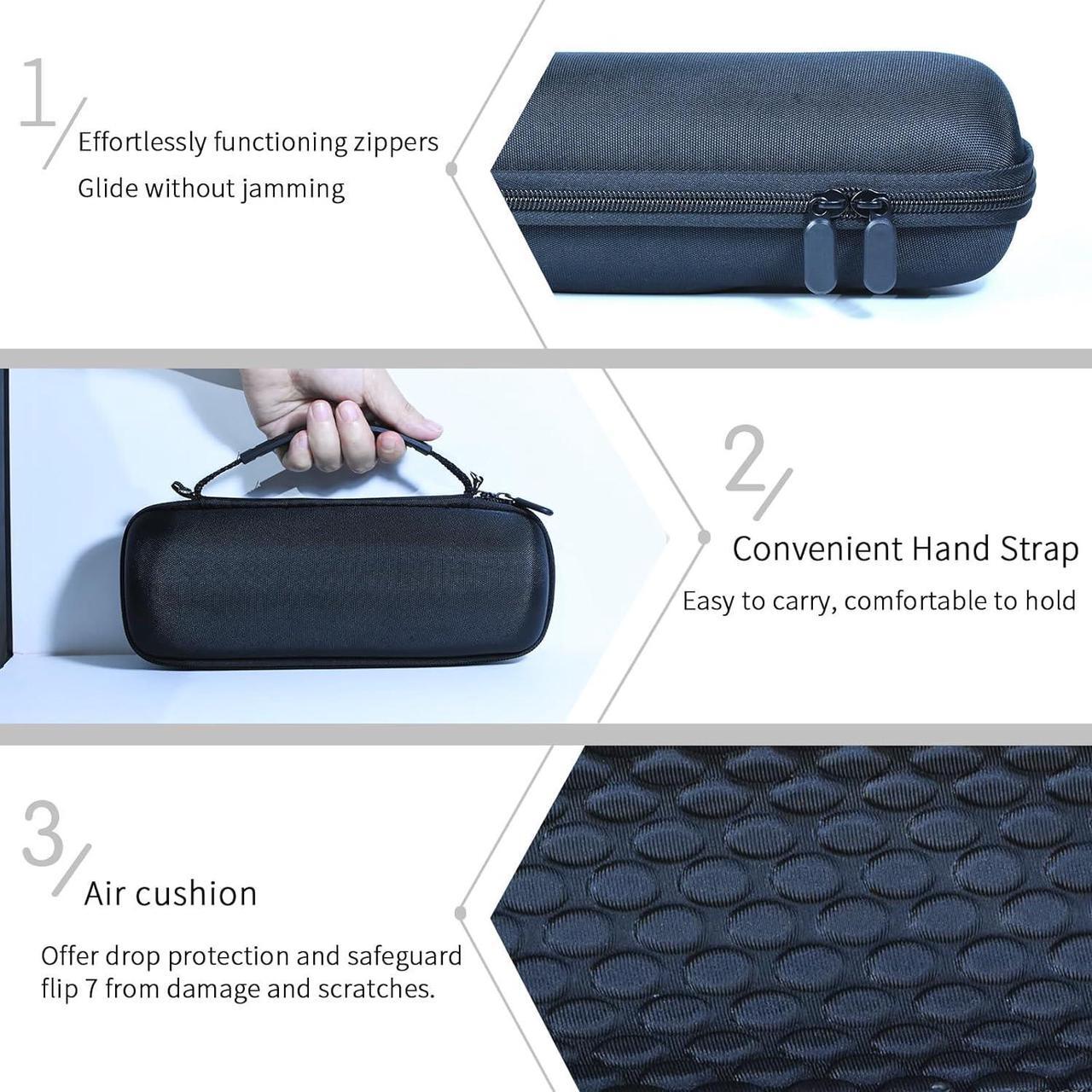 Alt view image 3 of 7 - WERLEO Case Compatible with JBL Flip 7 / Flip 6 / Flip 5 Portable Bluetooth Speaker, Case Only