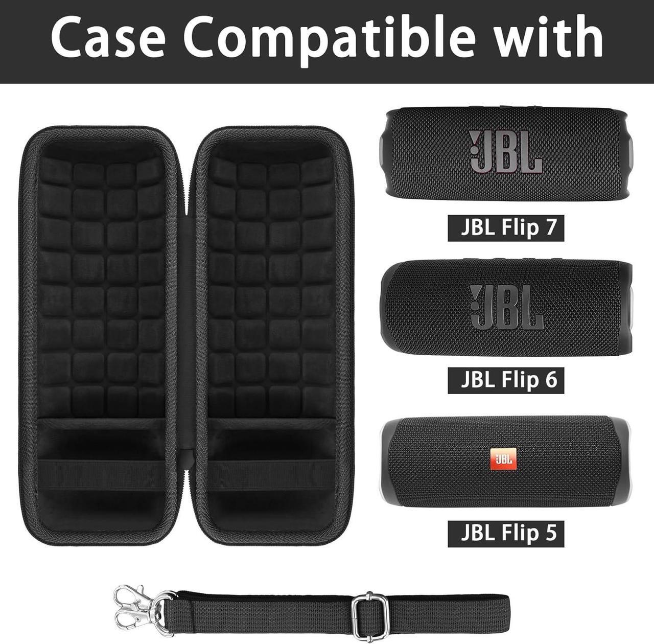 Alt view image 2 of 7 - WERLEO Hard Travel Case Replacement for JBL Flip 7 Flip 6 FLIP 5 Waterproof Portable Bluetooth Speaker
