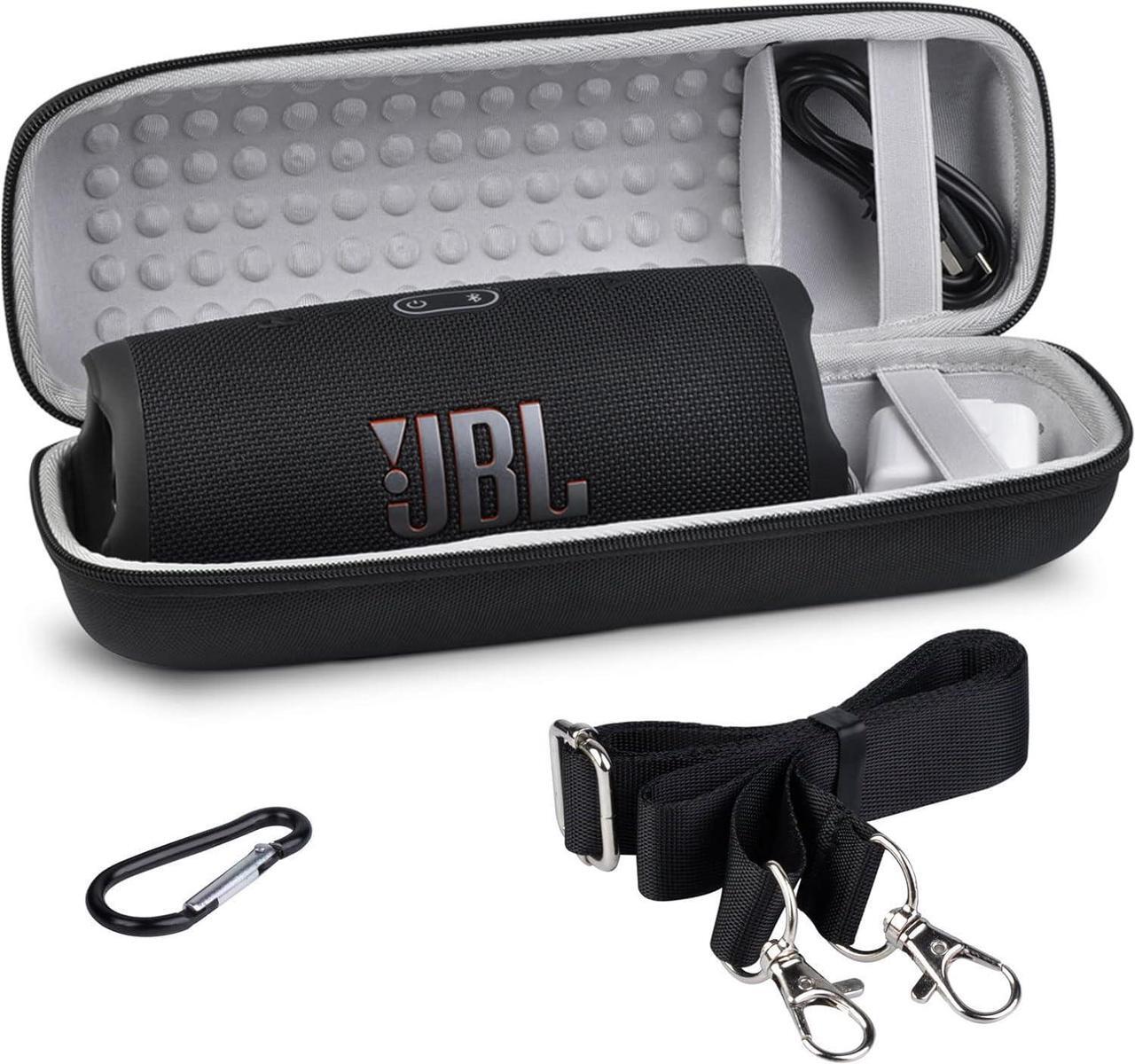Main image of WERLEO Case Compatible with JBL Charge 4/Charge 5 Portable Waterproof Bluetooth Speaker, Hard Shell Carrying Case Storage Bag Protective Cover with Shoulder Strap Fits USB Cable and Charger