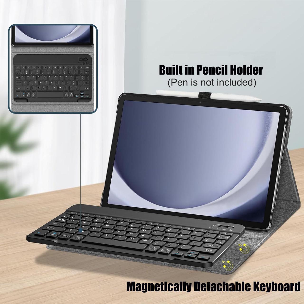 Alt view image 2 of 7 - WERLEO Bluetooth Keyboard Case with Mouse for Lenovo Tab M8 4th Gen 8.0 inch 2023 2024 TB300FU TB300XU Protective Cover with Wireless Mouse / Keyboard