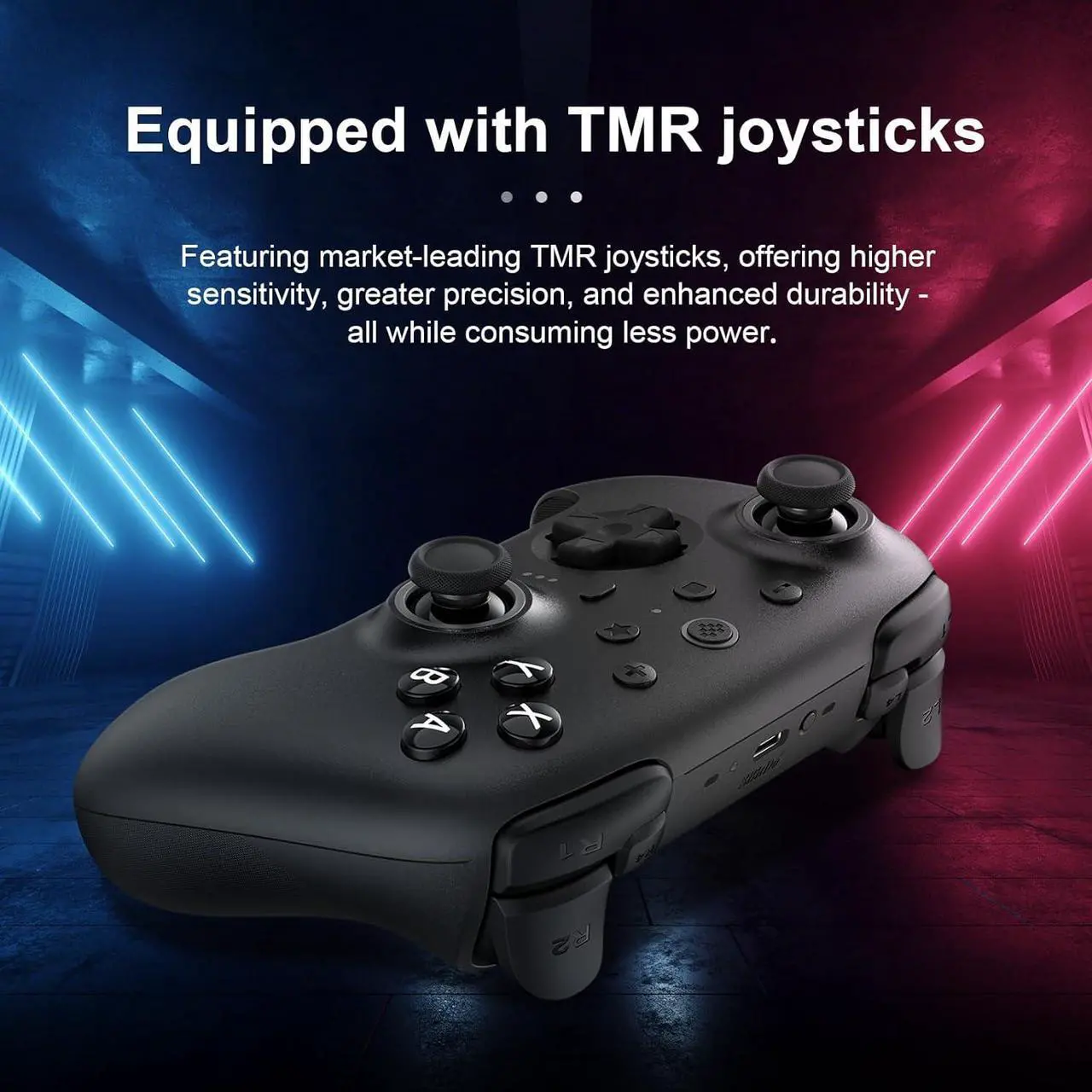Alt view image 2 of 7 - WERLEO 8BitDo Ultimate 2 Bluetooth Controller for Switch, Switch 2, PC&Windows,Switch Pro Controller with TMR Joysticks,Tactile/Hall Triggers,Programmable L4/R4 Bumpers,2 Back Paddle Buttons,RGB Ring,