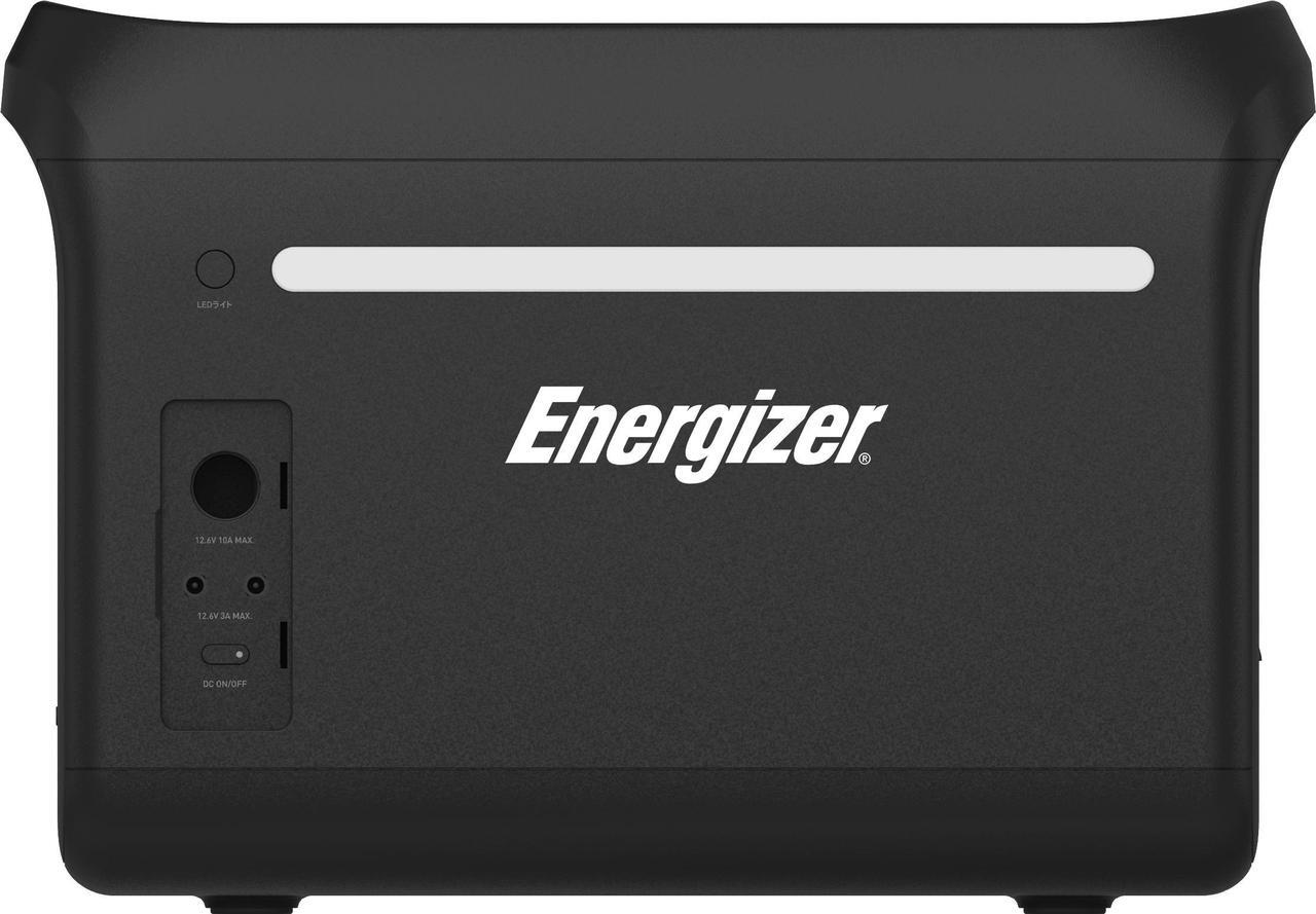 Alt view image 3 of 6 - Energizer Solar Peak 1800 Portable Power Station, 1229Wh LiFePO4, Dual Power Cords, for Camping & Emergency