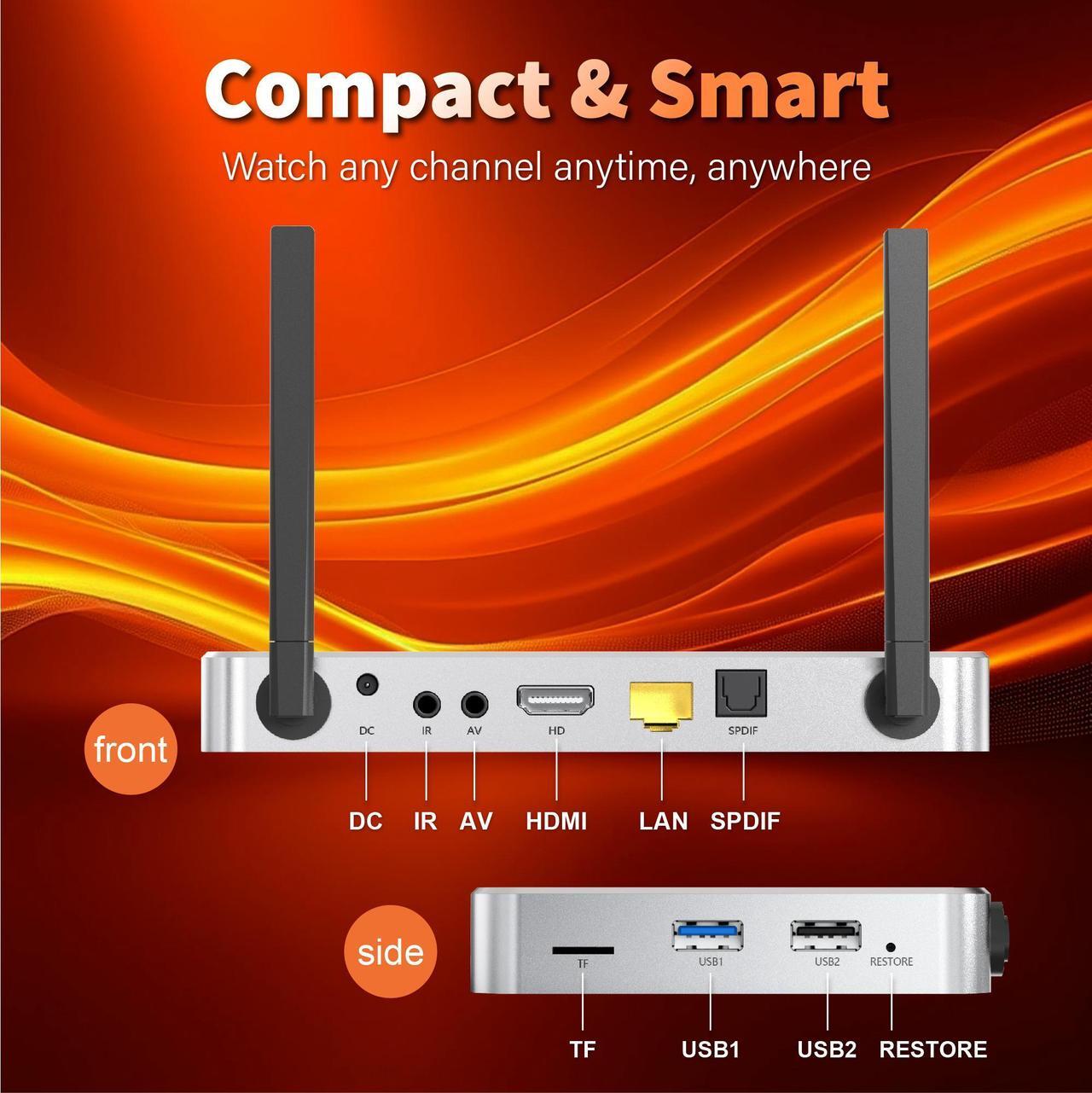 Alt view image 4 of 7 - Besttop Superbox Supreme 2025 Fully Loaded with Premium Bonus Content, 8K Smart TV Box with 4G+128G, Wireless Voice Remote, 1000M Ethernet Port Super Box, Easy Setup Guide