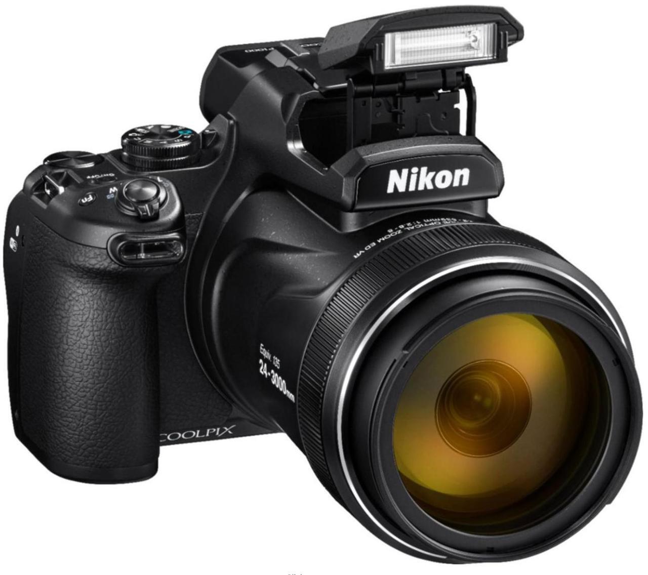 Alt view image 2 of 7 - Nikon Coolpix P1000 Bridge Camera | 125x Optical Zoom Camera | 4K UHD | 16MP | Tilt Screen | New & Imported Model