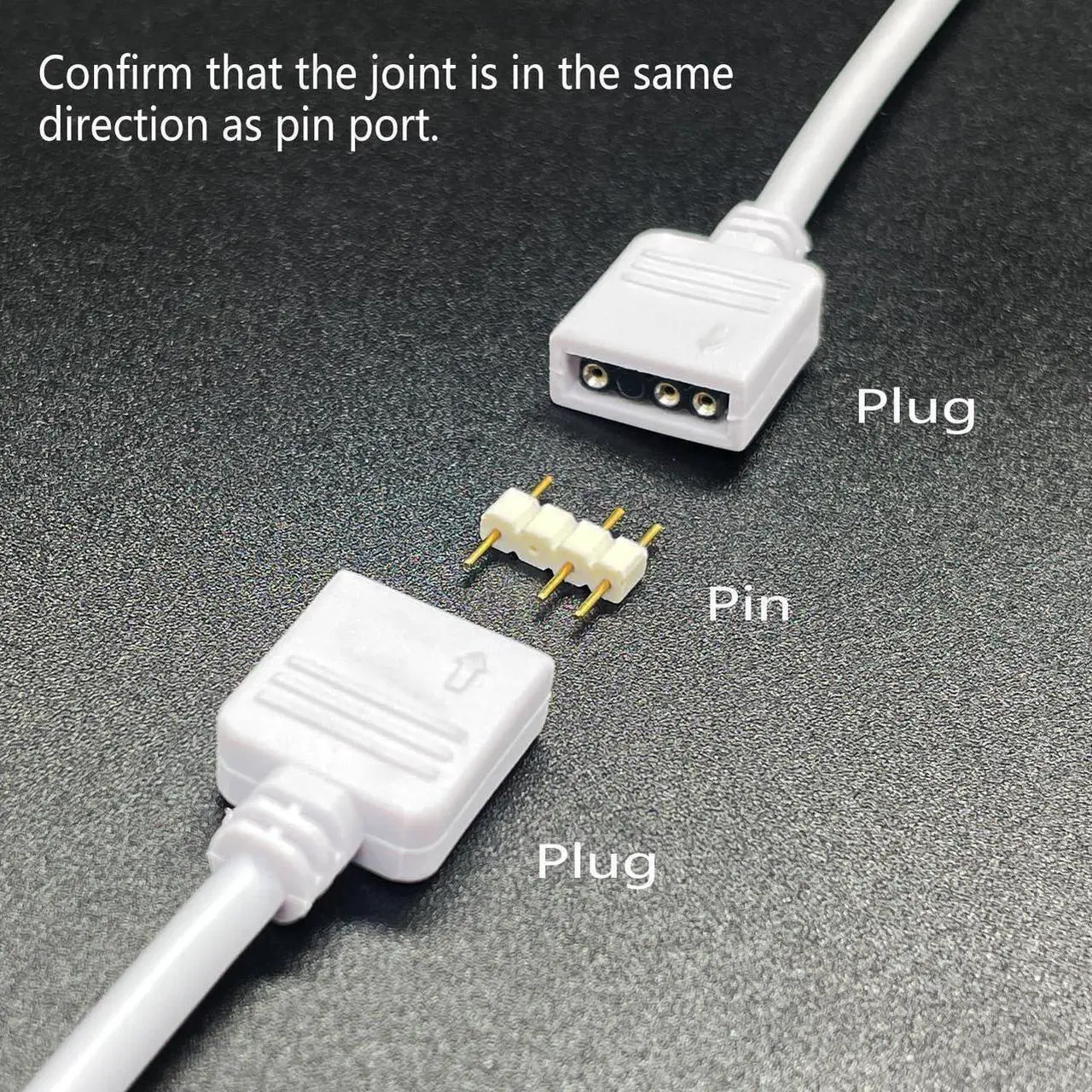 Alt view image 4 of 7 - DIXSG 2-Pack 1-to-1 ARGB Extension Cable, White 5V 3-Pin Female to Female ARGB Addressable RGB Adapter Cable, ARGB LED Sync Cable for Extend PC Computer ARGB Fans Or ARGB LED Lights, 11.8 Inches