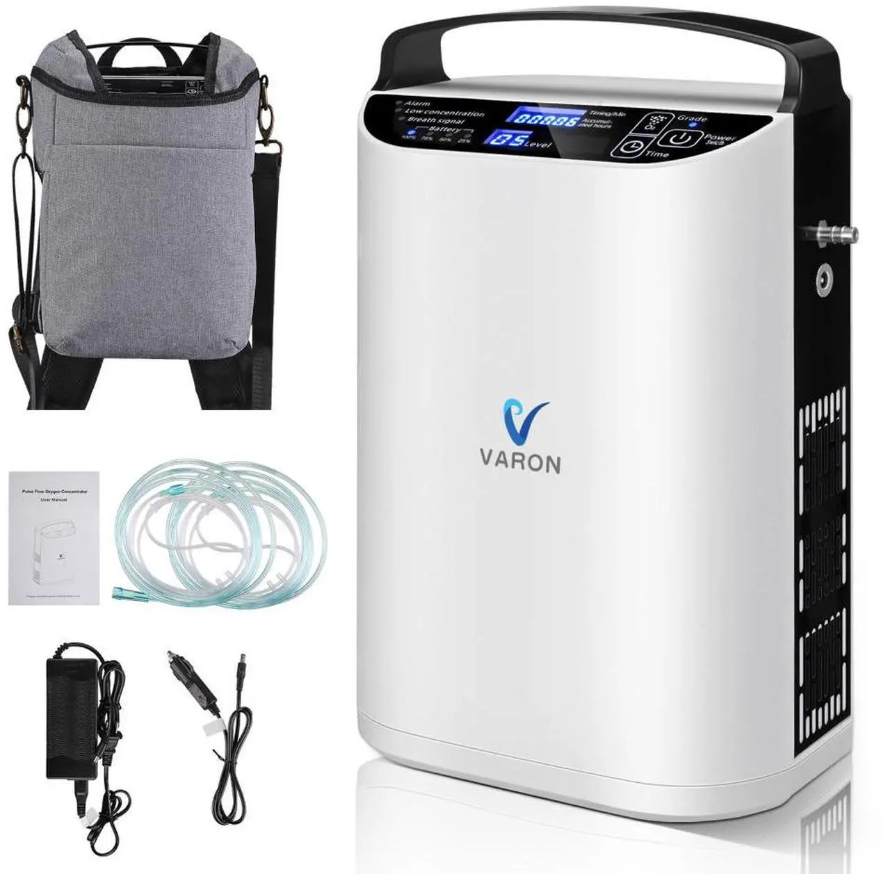 Main image of Monport | Multifunctional Home Health Organizer: Oxygen Concentrator w/Timer, SOS, 72Hrs Continuous Use, Low Noise 42dB