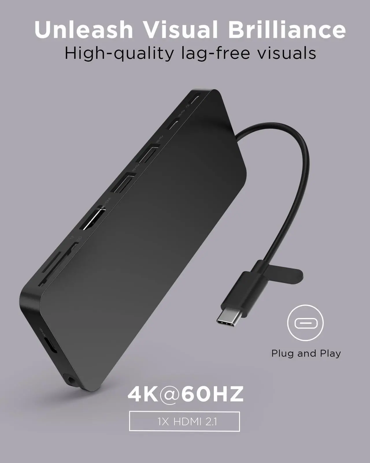 Alt view image 18 of 20 - Lenovo USB-C Slim Travel Dock