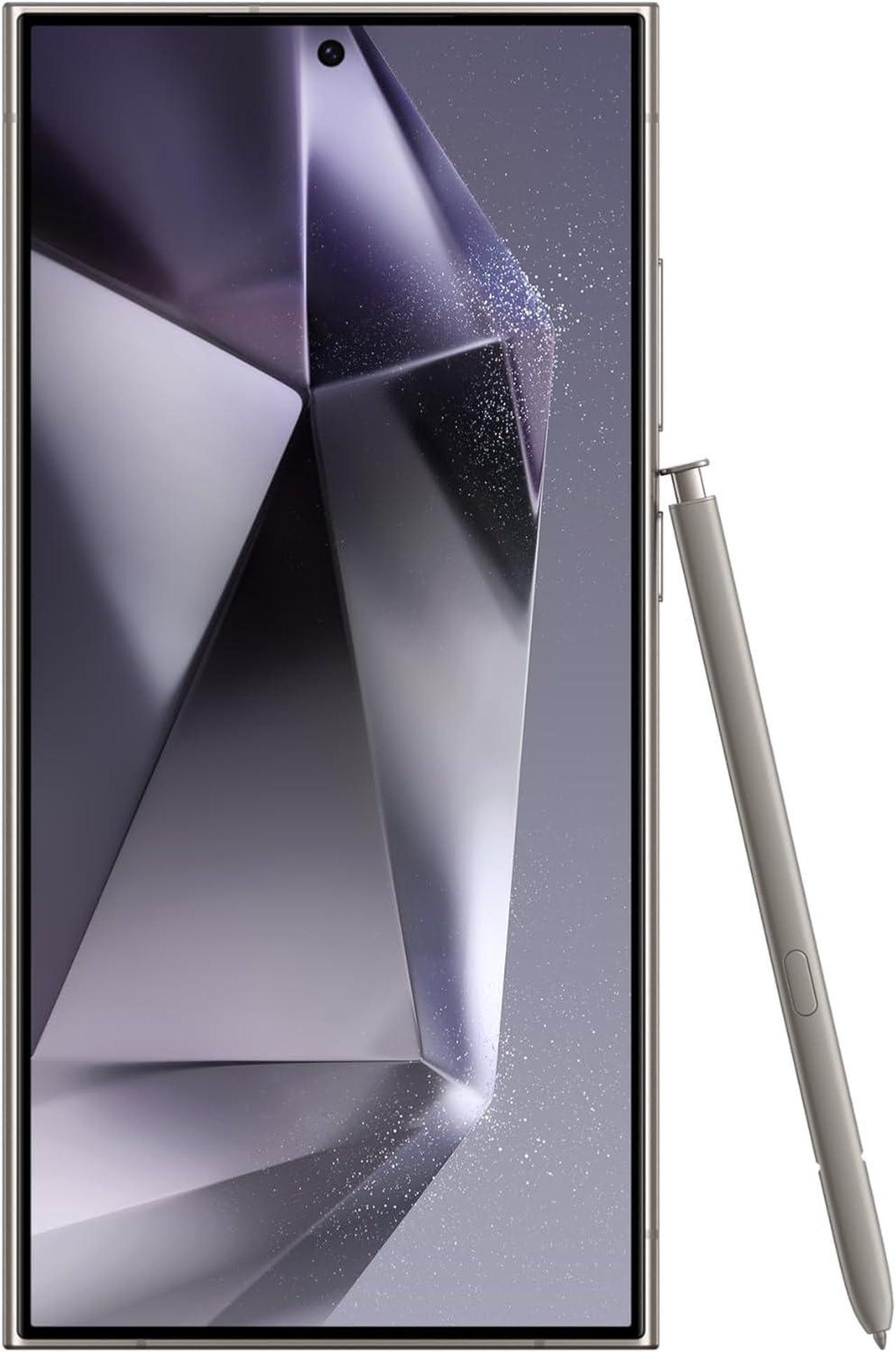 Alt view image 8 of 9 - SAMSUNG Galaxy S24 Ultra Cell Phone, 256GB AI Smartphone, Unlocked Android, 50MP Zoom Camera, Long Battery Life, S Pen, 2024, Titanium Violet