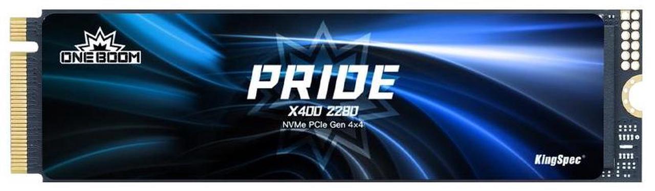 Alt view image 6 of 6 - ONEBOOM X400 2280 1TB M.2 NVMe PCIe 4.0 Gaming SSD, Speed Up to 7400MB/s, 3D NAND TLC, Internal Solid State Disk Compatible for PS5, M.2 2280 with Heatsink 1TB