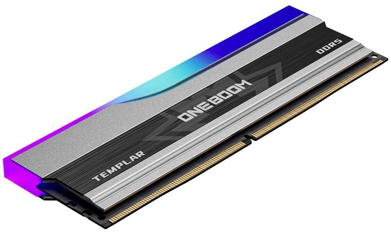Alt view image 6 of 7 - ONEBOOM TEMPLAR DDR5 RGB 32GB (2 x 16GB) 288-Pin DIMM PC RAM 6000 (PC5 48000) Desktop Gaming Memory with Heatsink