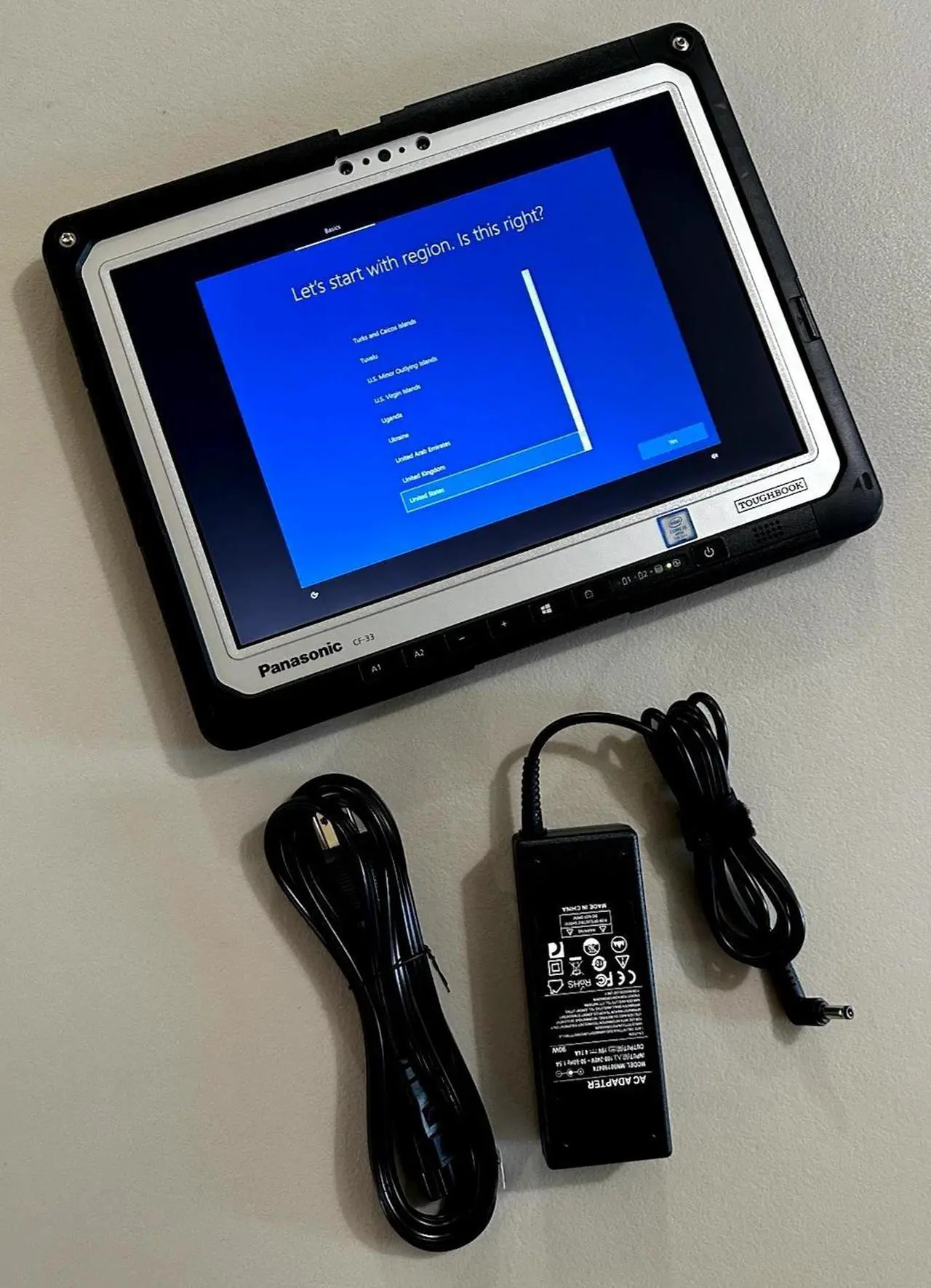 Alt view image 2 of 7 - Restored Panasonic Toughbook CF-33, 2-in-1 Fully Rugged 12" Touchscreen Tablet, 8GB RAM, 256GB SSD, Windows 10 Pro - Tablet only and charger ,NO stylus
Scratches and Dents