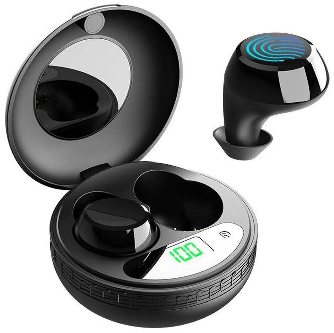Main image of Q16 in-ear Bluetooth headphones offer high sound qua lity, comfortable wearing, Bluetooth smart touch control, and