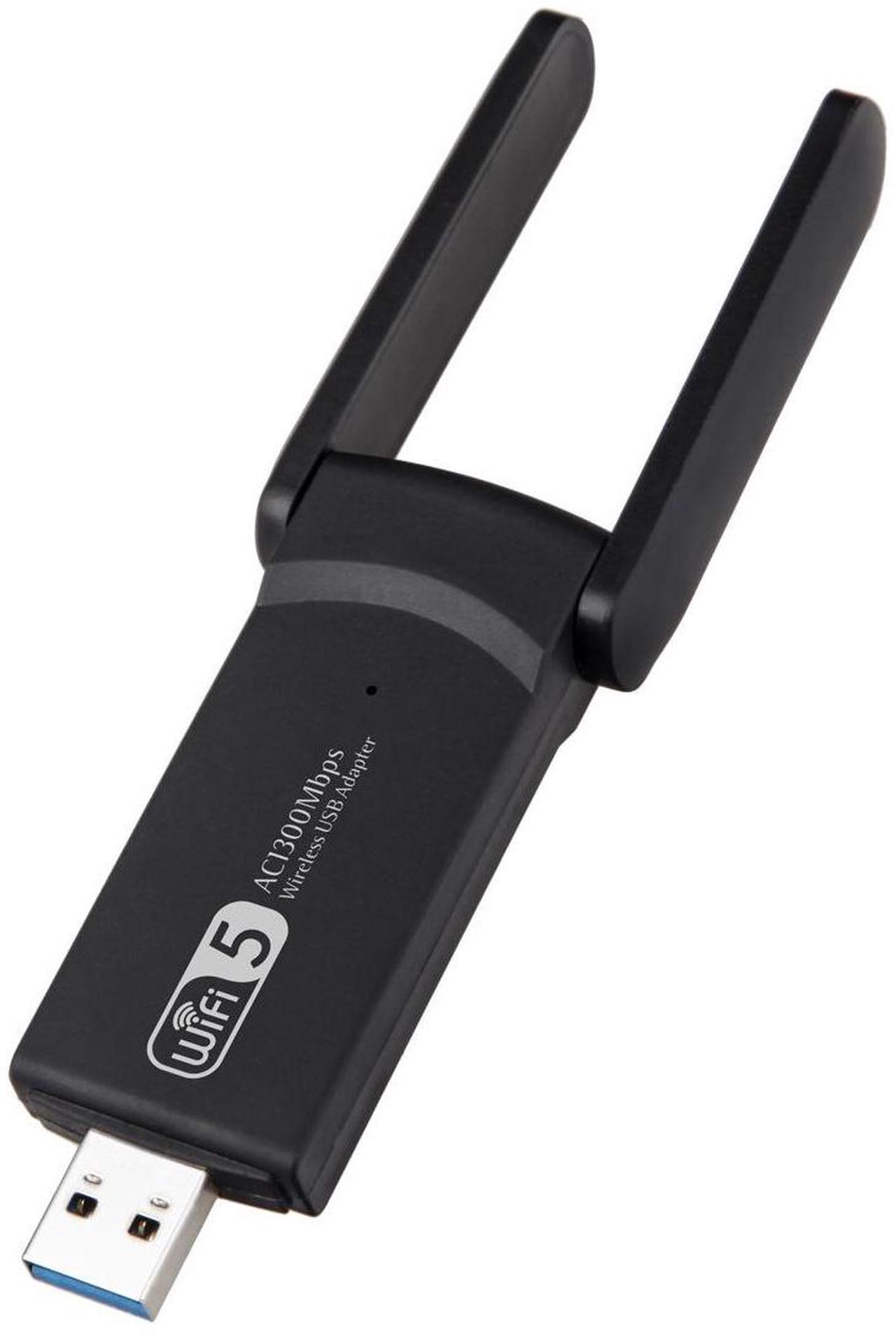 Main image of 1300M Dual-Band Gigabit USB Wireless Network Card for Windows 10 11 - Driver-Free 5.8G USB WlFl Receiver