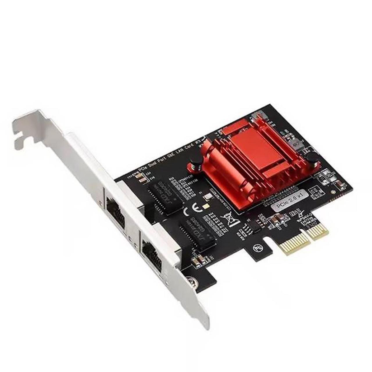 Alt view image 4 of 5 - 82576 network card, ElG42ET server, ROs software router, PclE aggregation, dual-port gigabit network card