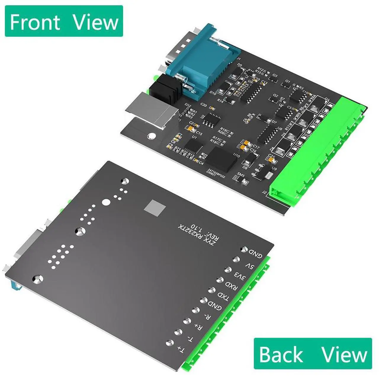Alt view image 5 of 5 - USB to RS232/485/422 TTL Interface Converter- Industrial Grade -lsolation Type CP2102 Chip